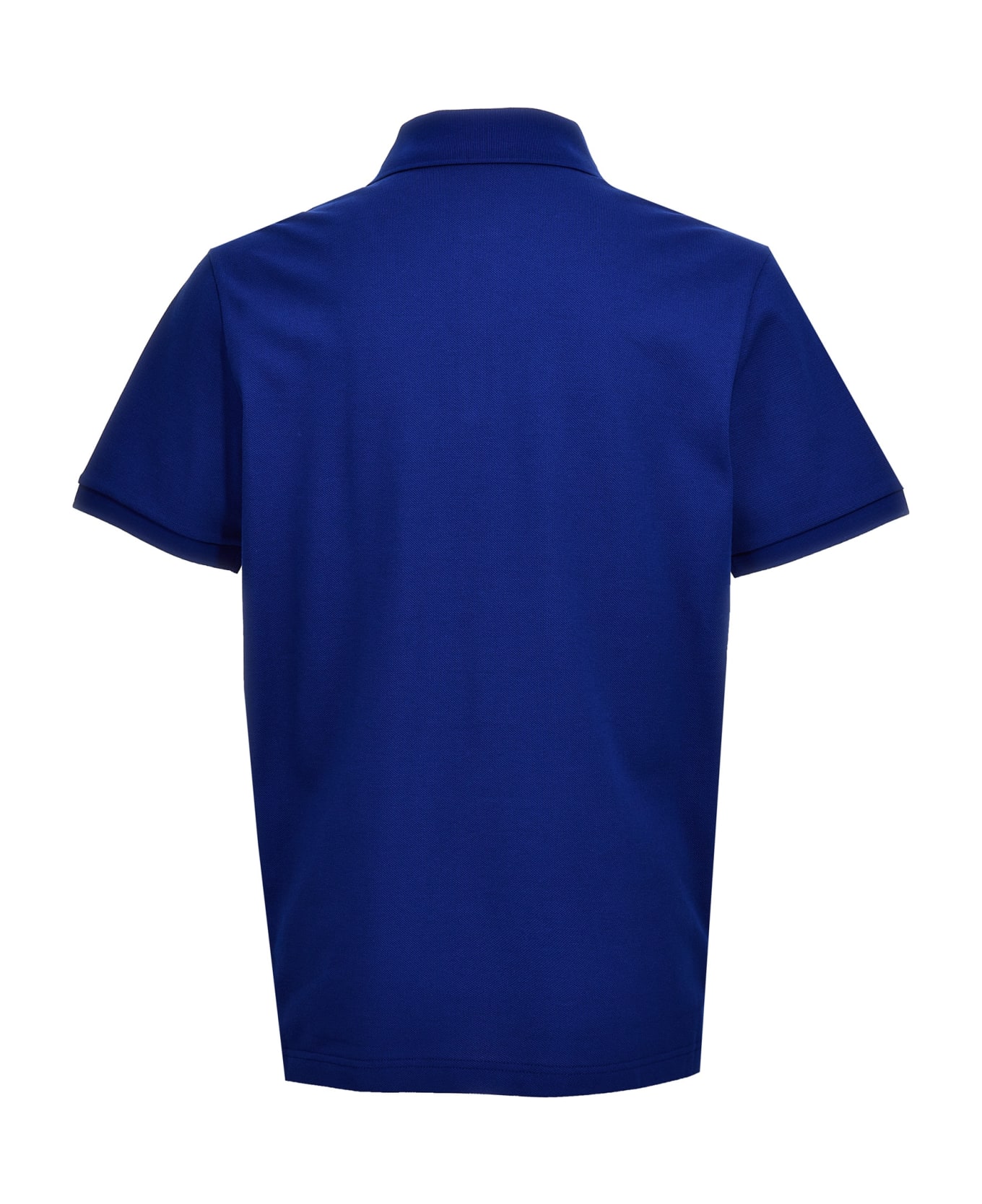 Moncler Logo Patch Polo Shirt - Blue