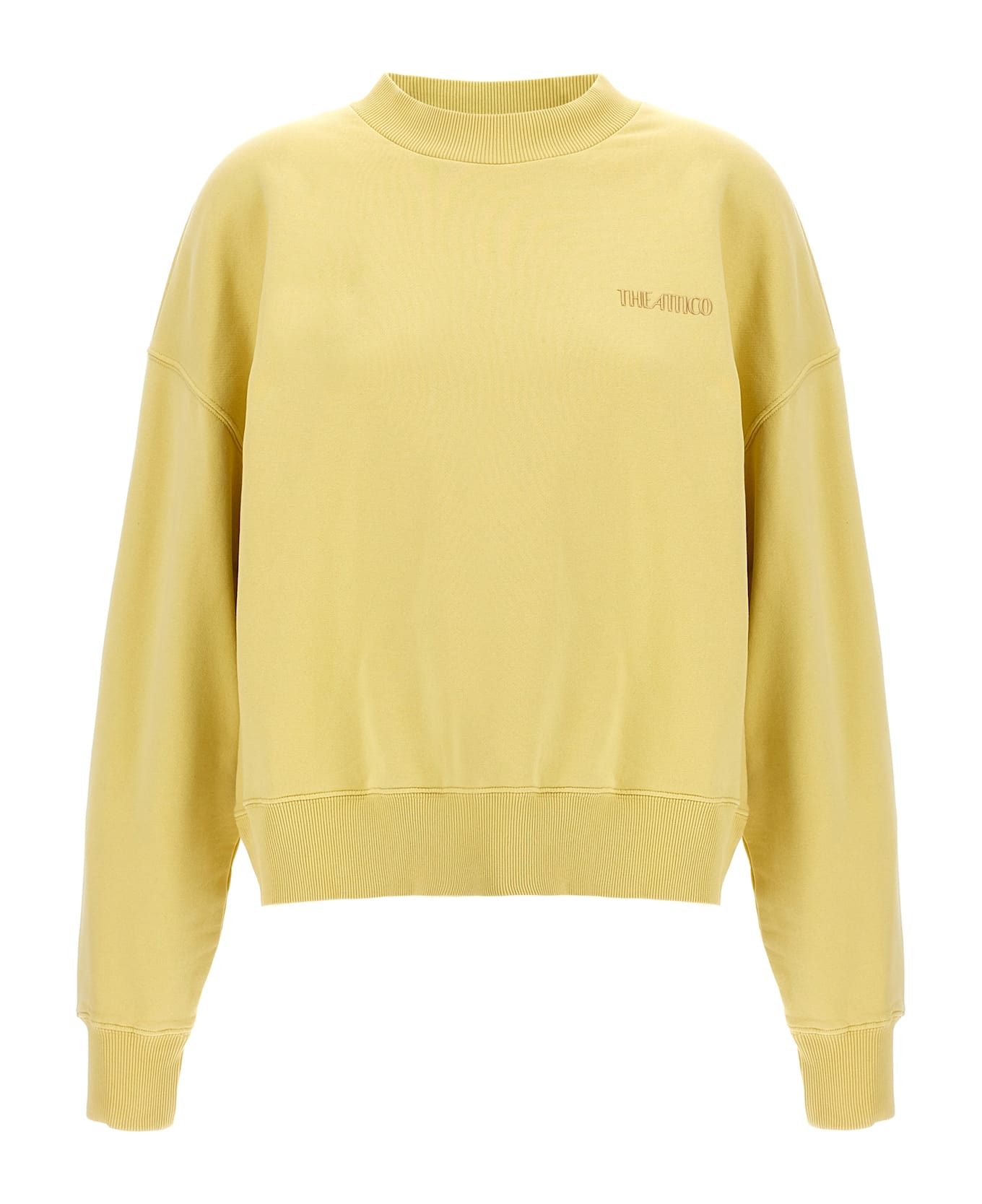 The Attico Logo Sweatshirt - Yellow
