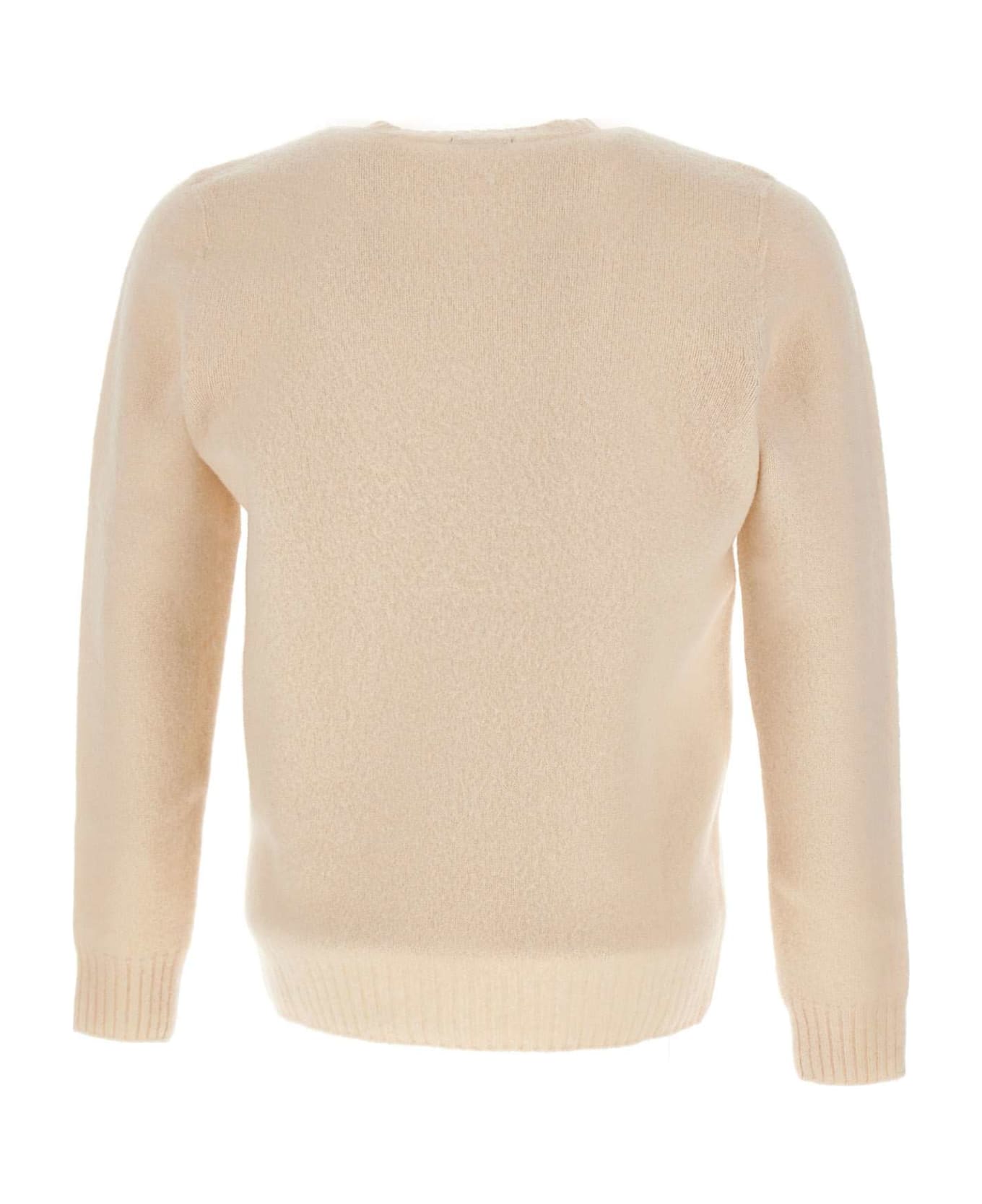 Drumohr Lambwool Sweater - WHITE