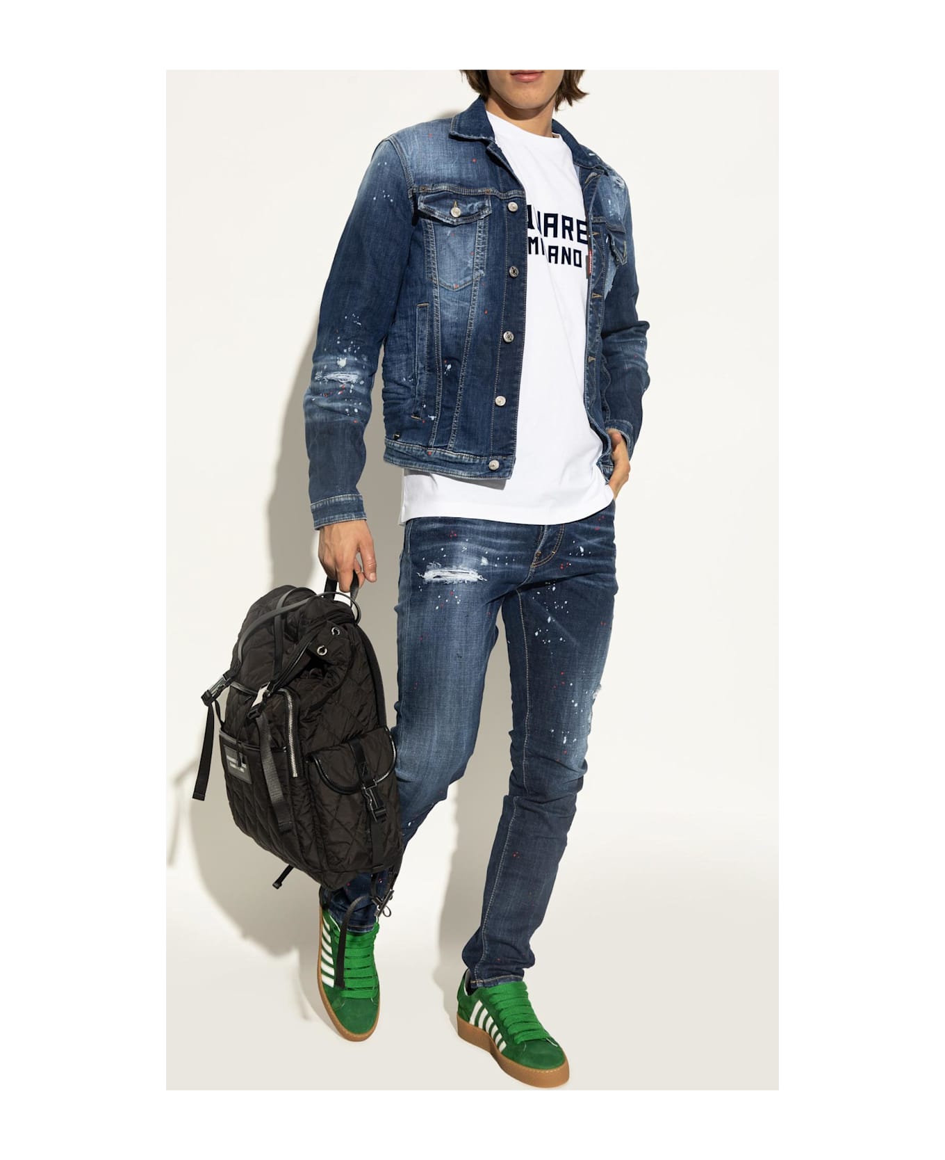 Dsquared2 'rapper's Delight' Sports Shoes - Green