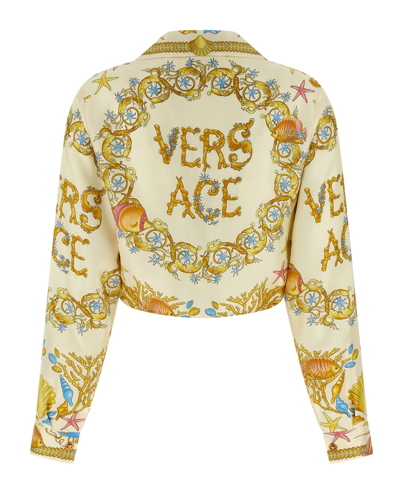 Versace 
underwater Barocco
 Shirt - Gold