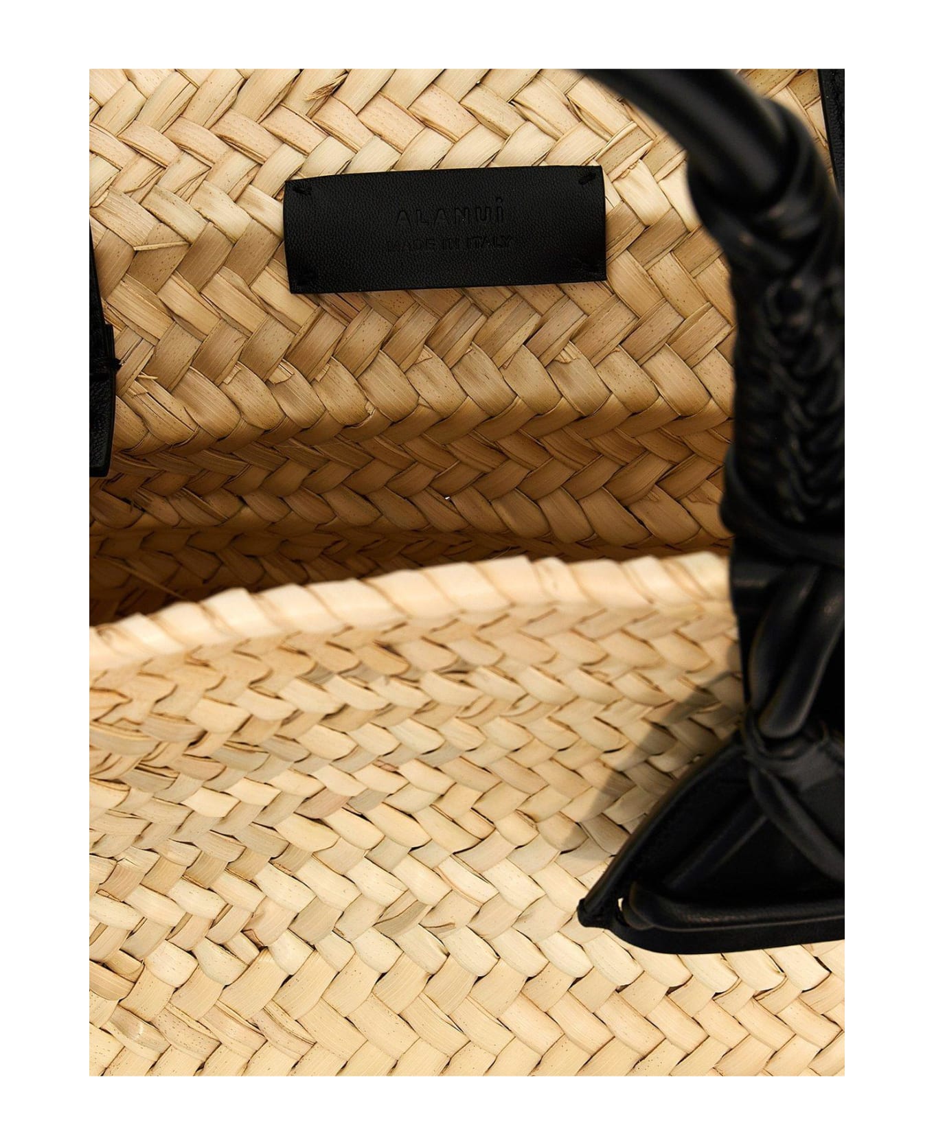 Alanui Icon Palm Leaf Handbag - Black