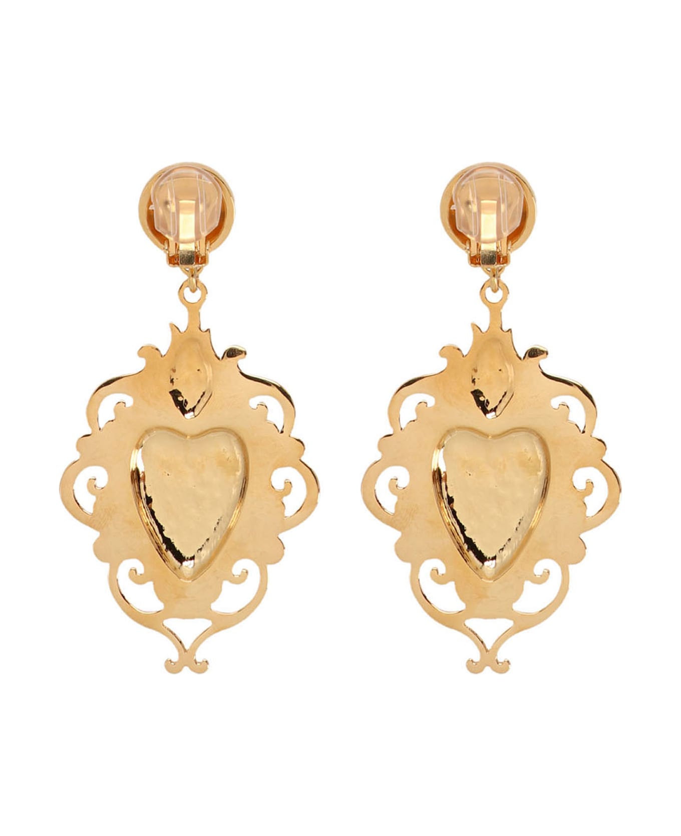 Moschino 'heart Sacred' Earrings Moschino - GOLD ジュエリー