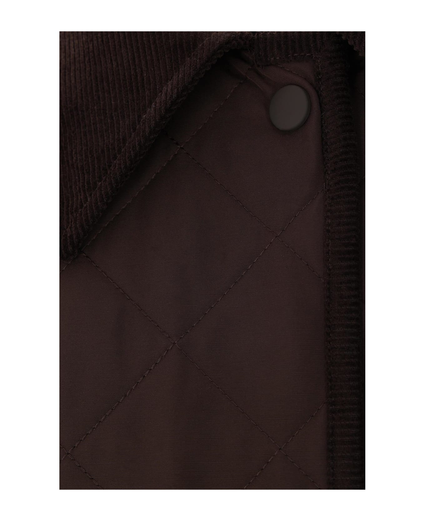 Totême Nylon Quilted Jacket - Brown