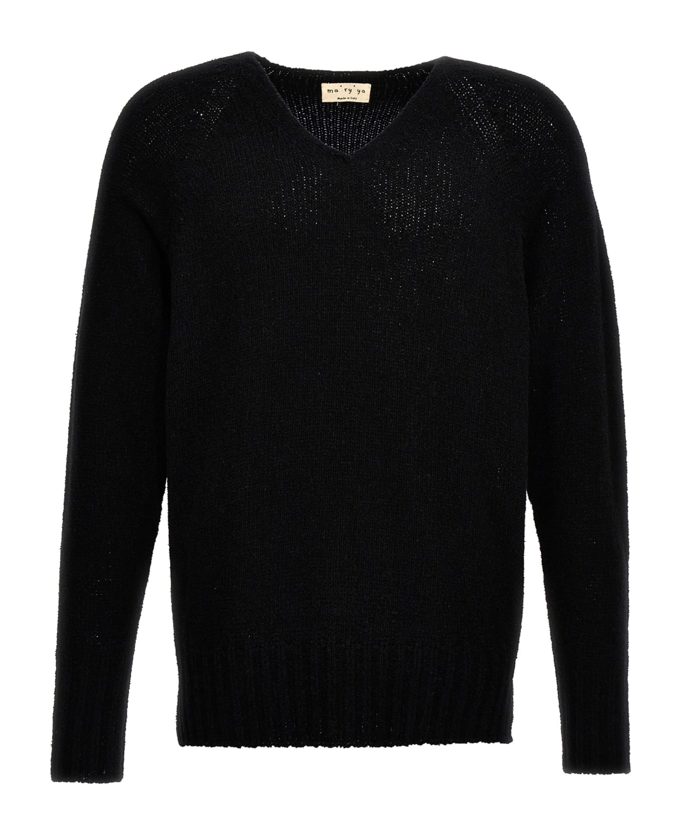 Ma'ry'ya V-neck Sweater - Black  
