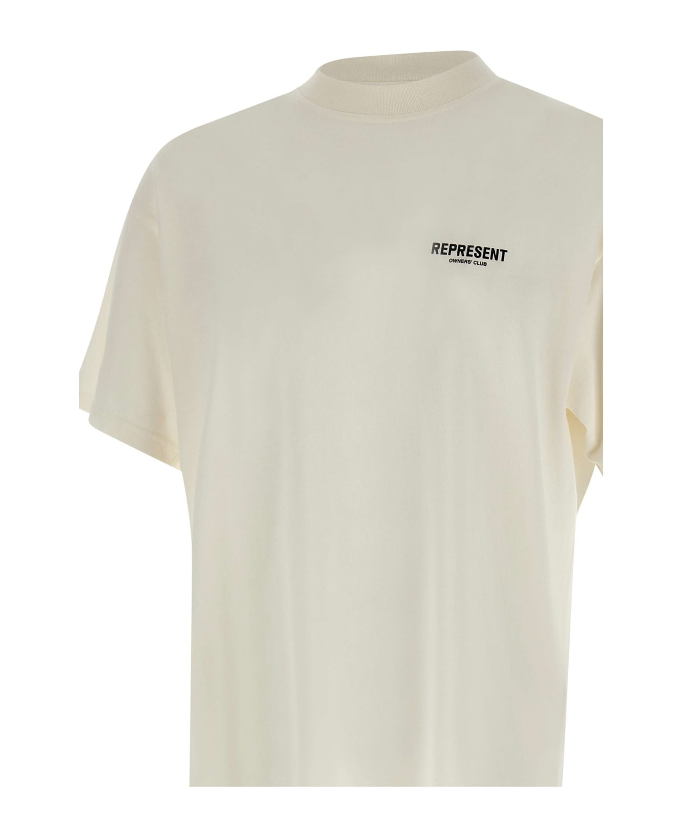 REPRESENT "owners Club" Cotton T-shirt - WHITE
