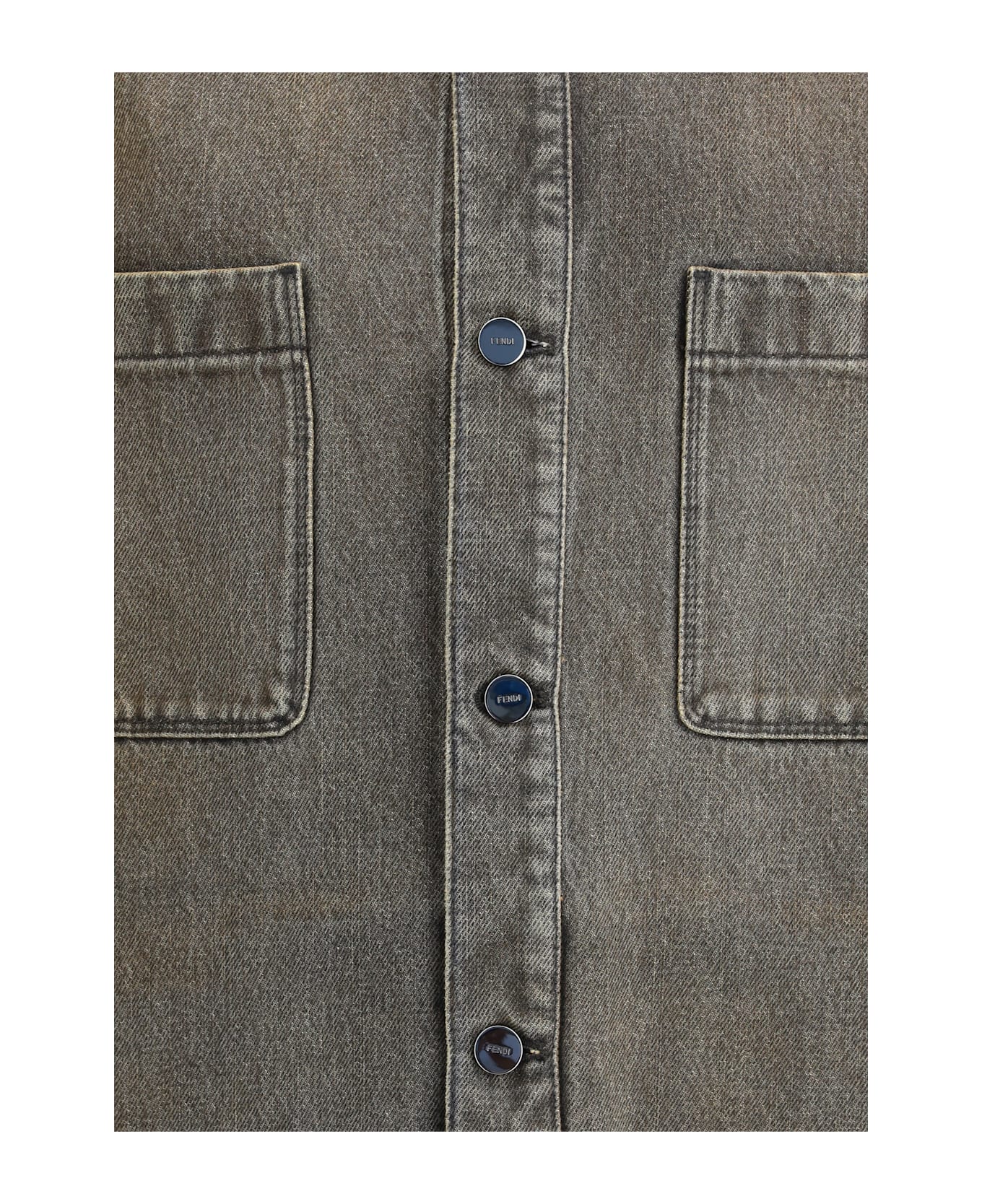 Fendi Overdyed Denim Shirt