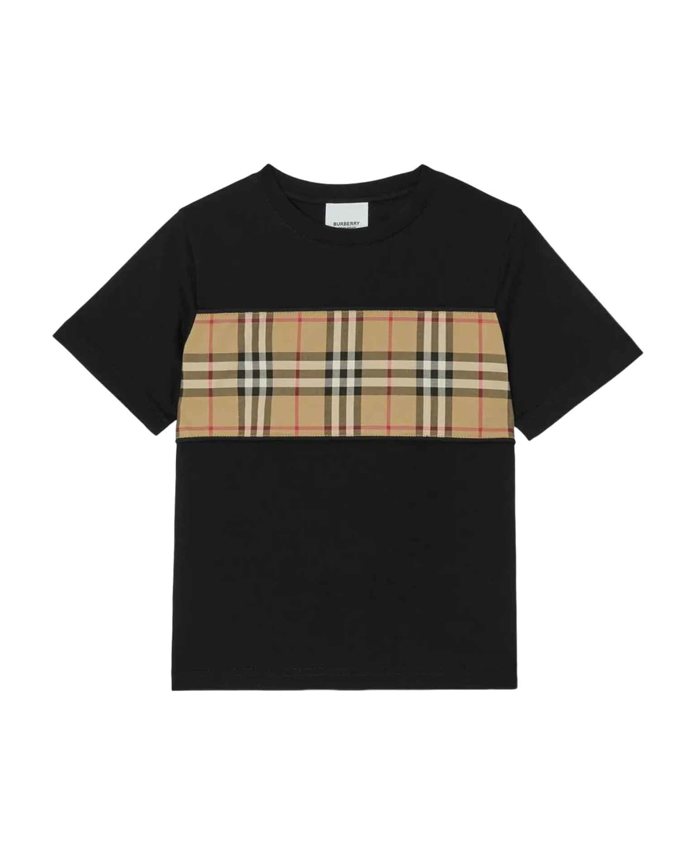 Burberry Black T-shirt Boy - Nero Tシャツ＆ポロシャツ
