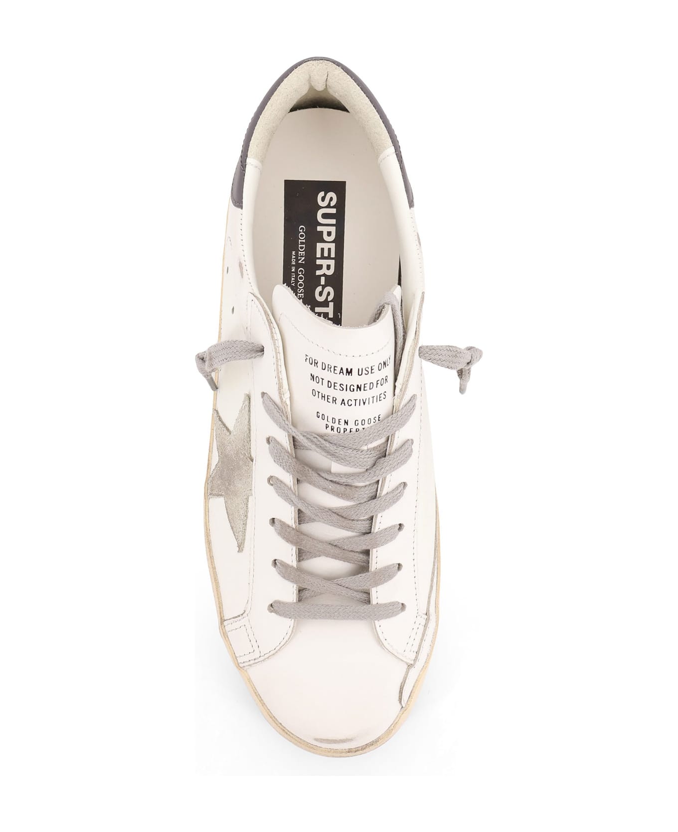 Golden Goose Super-star Classic With Spur Leather Low-top Sneakers - WHITE ICE DARK GRAY