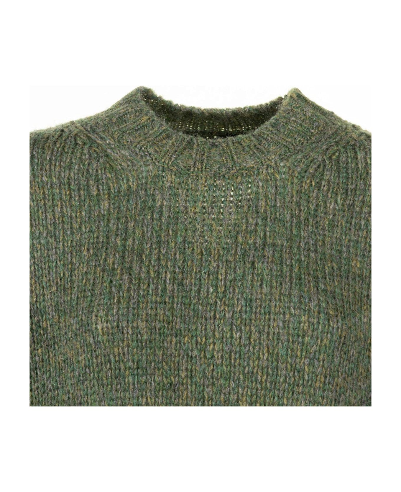 Weekend Max Mara Crewneck Long-sleeved Jumper - Verde