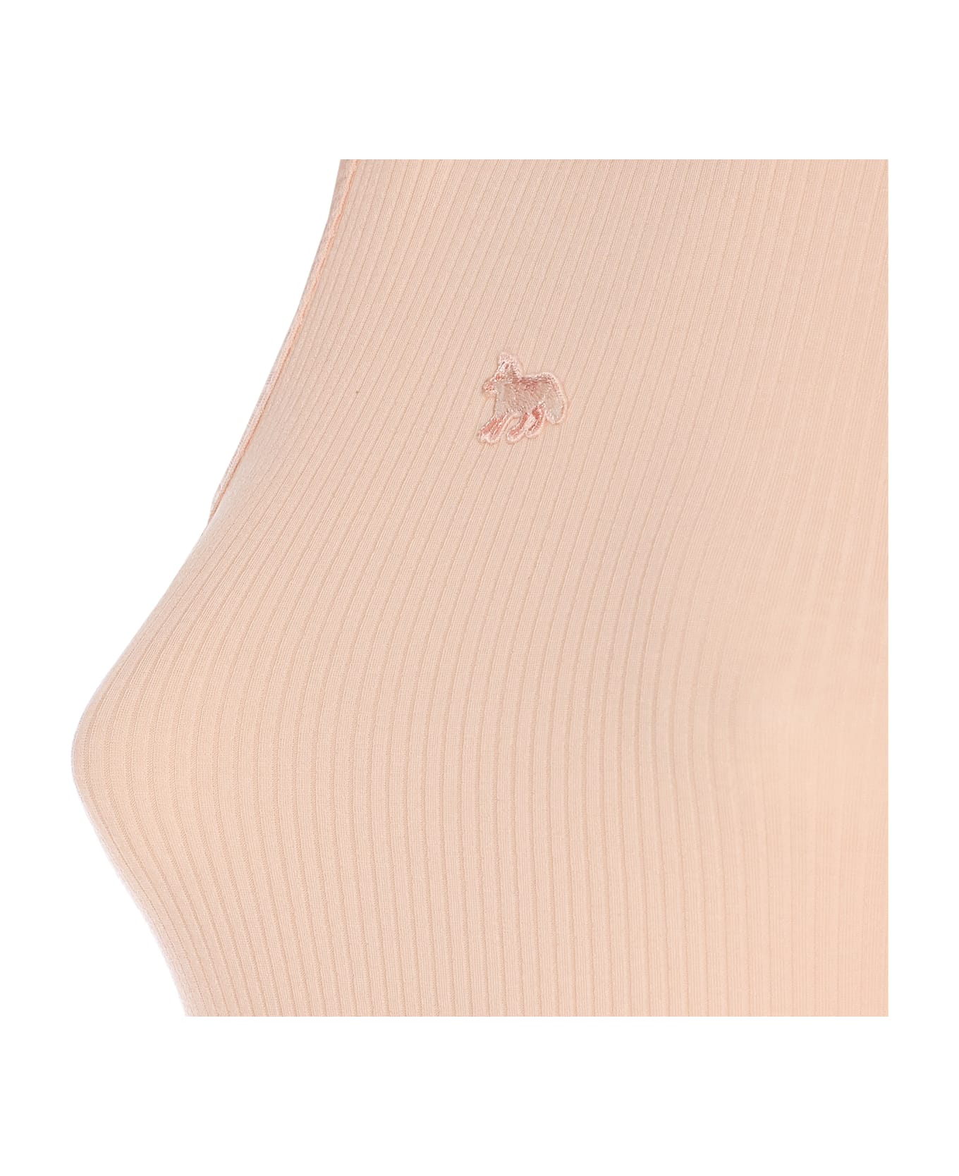 Maison Kitsuné Baby Fox Patch Top - Pink