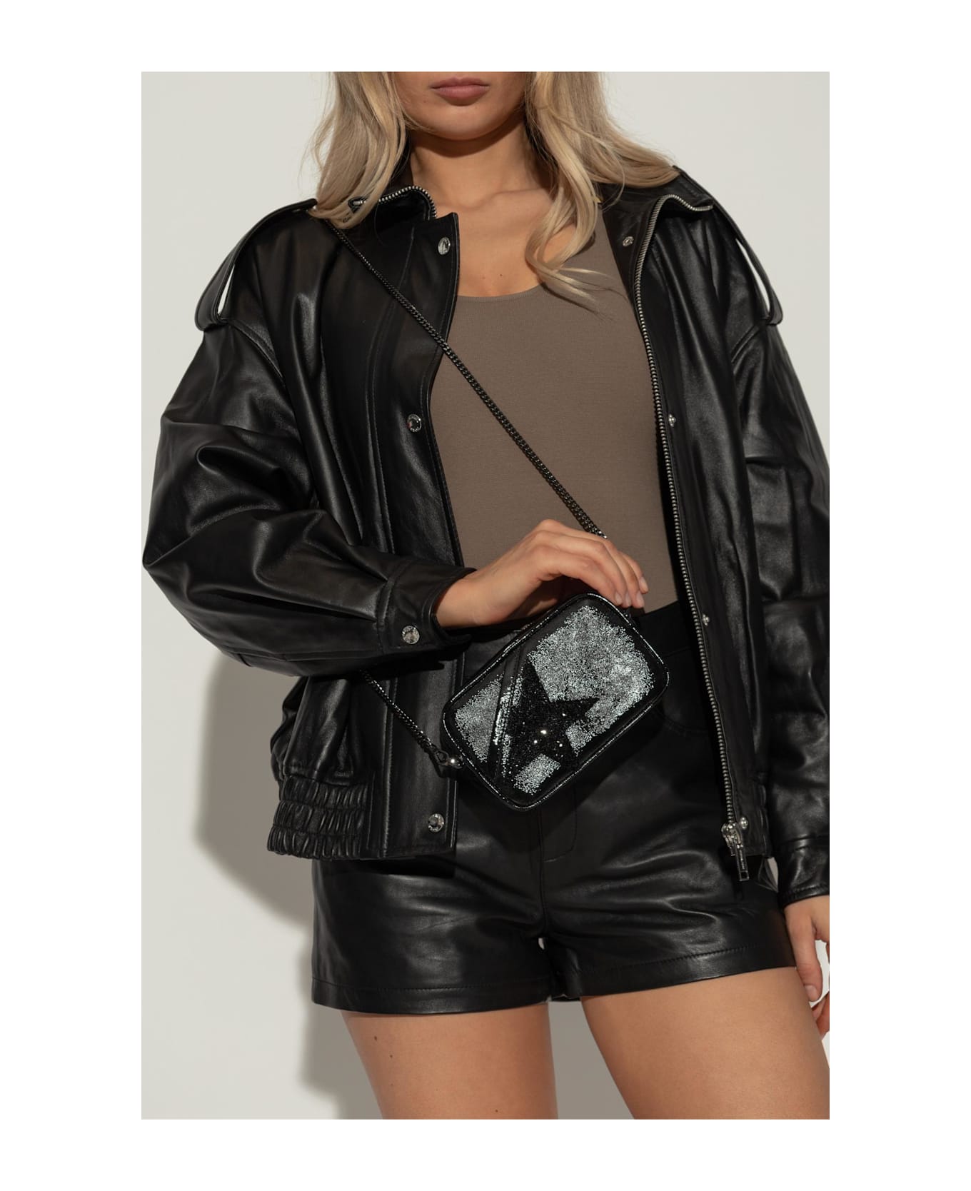 Golden Goose Shoulder Bag 'mini Star' - Black