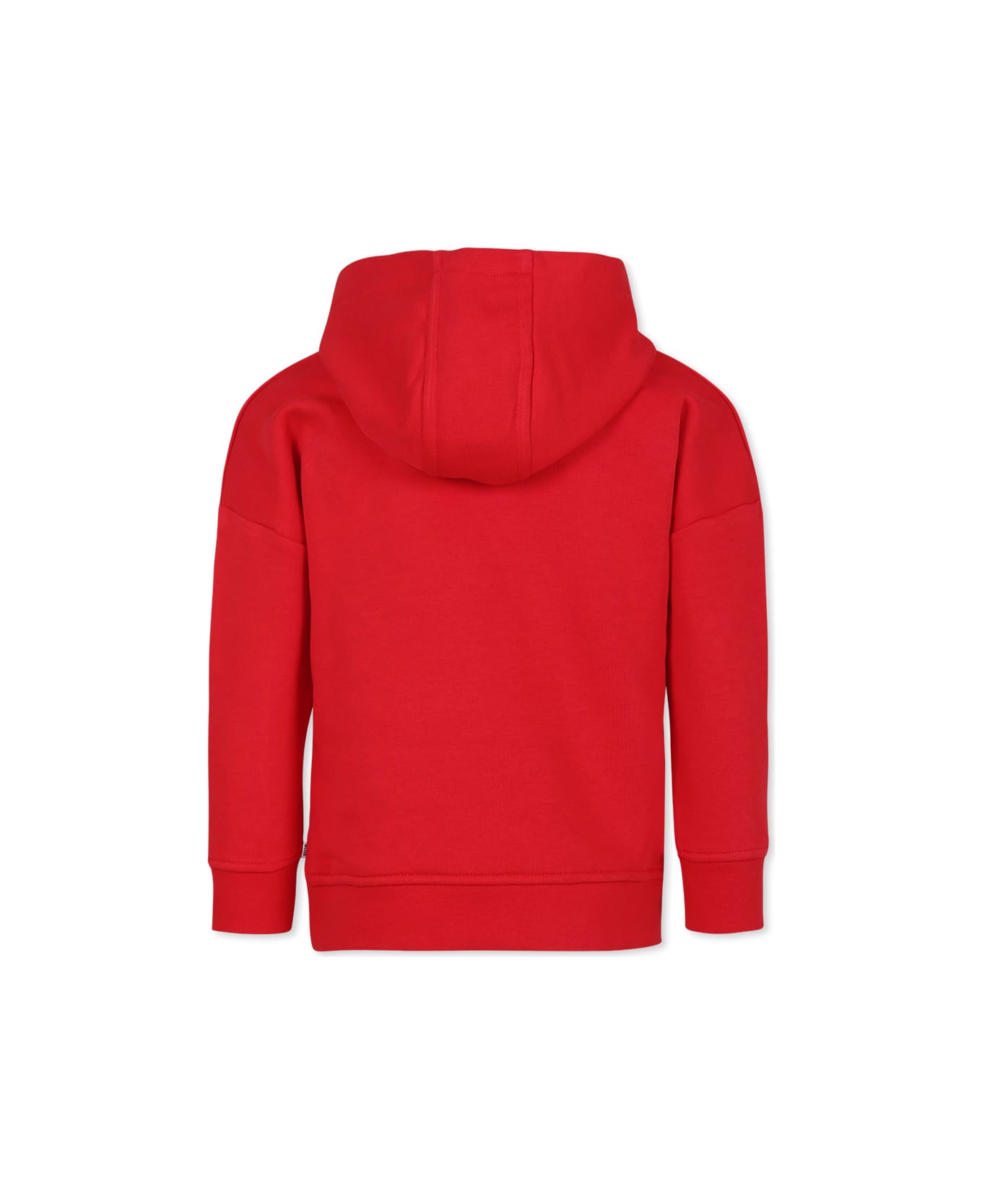 Hugo Boss Red Sweatshirt For Boy With Logo - Red