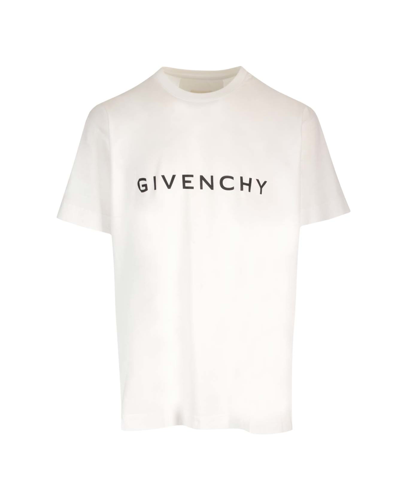 Givenchy Logo Print T-shirt - White シャツ
