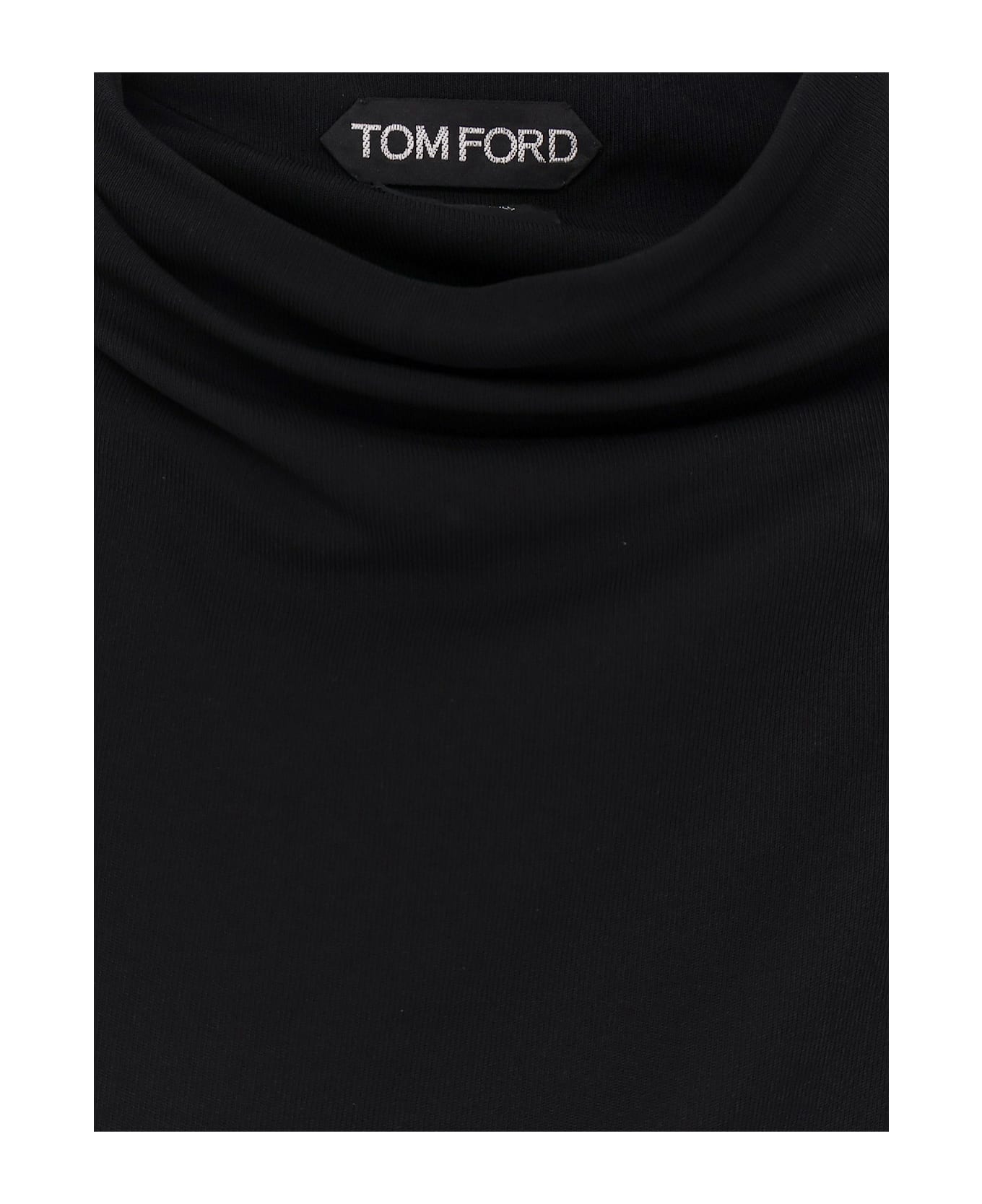 Tom Ford Viscose Long Dress - Black