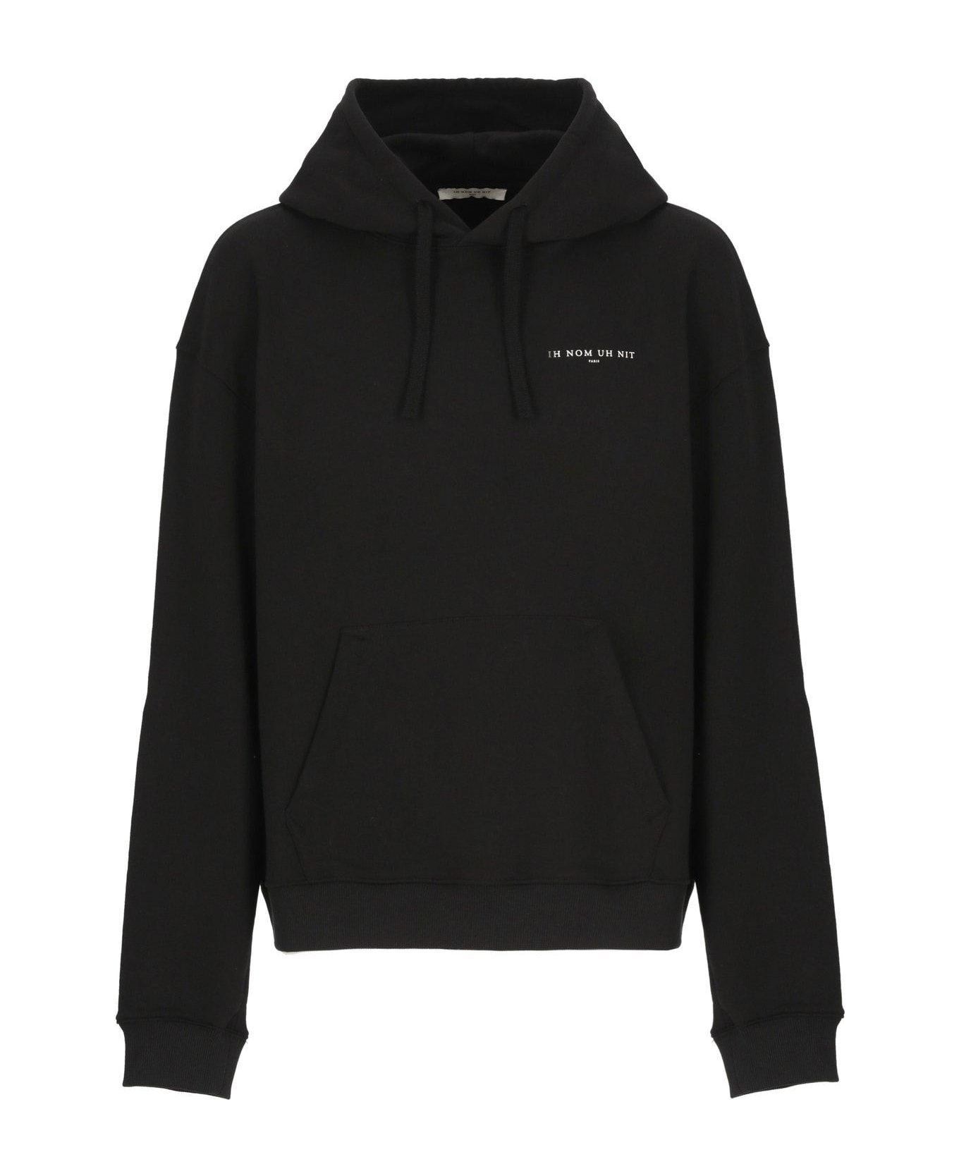 ih nom uh nit 'this Is Authentic' Jersey Hoodie - Black