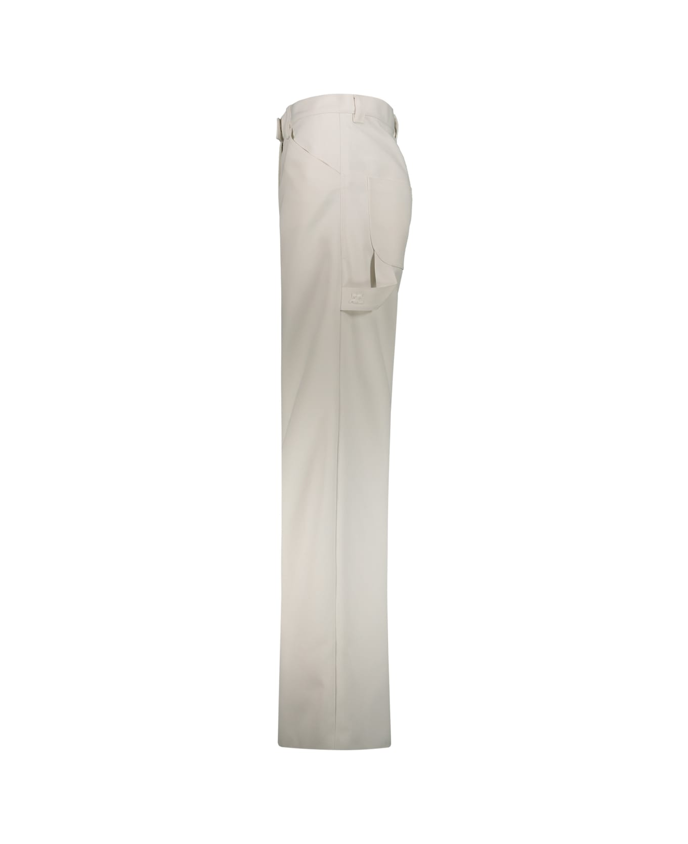Courrèges Baggy Low Waist Pant In Twill