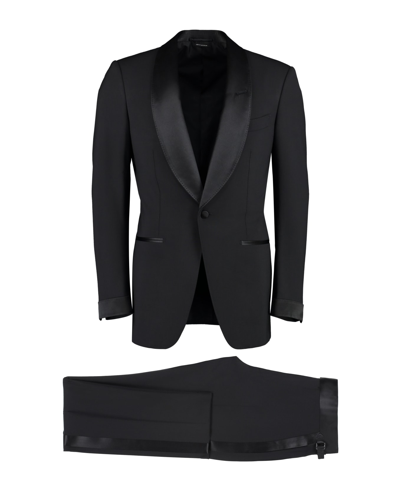 Tom Ford Wool Two-pieces Suit - NERO