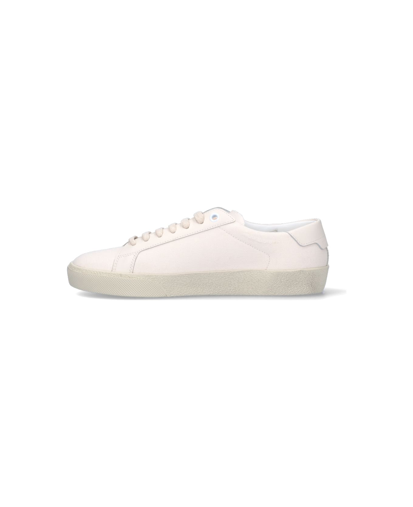Saint Laurent 'court Sl/06' Sneakers - Cream
