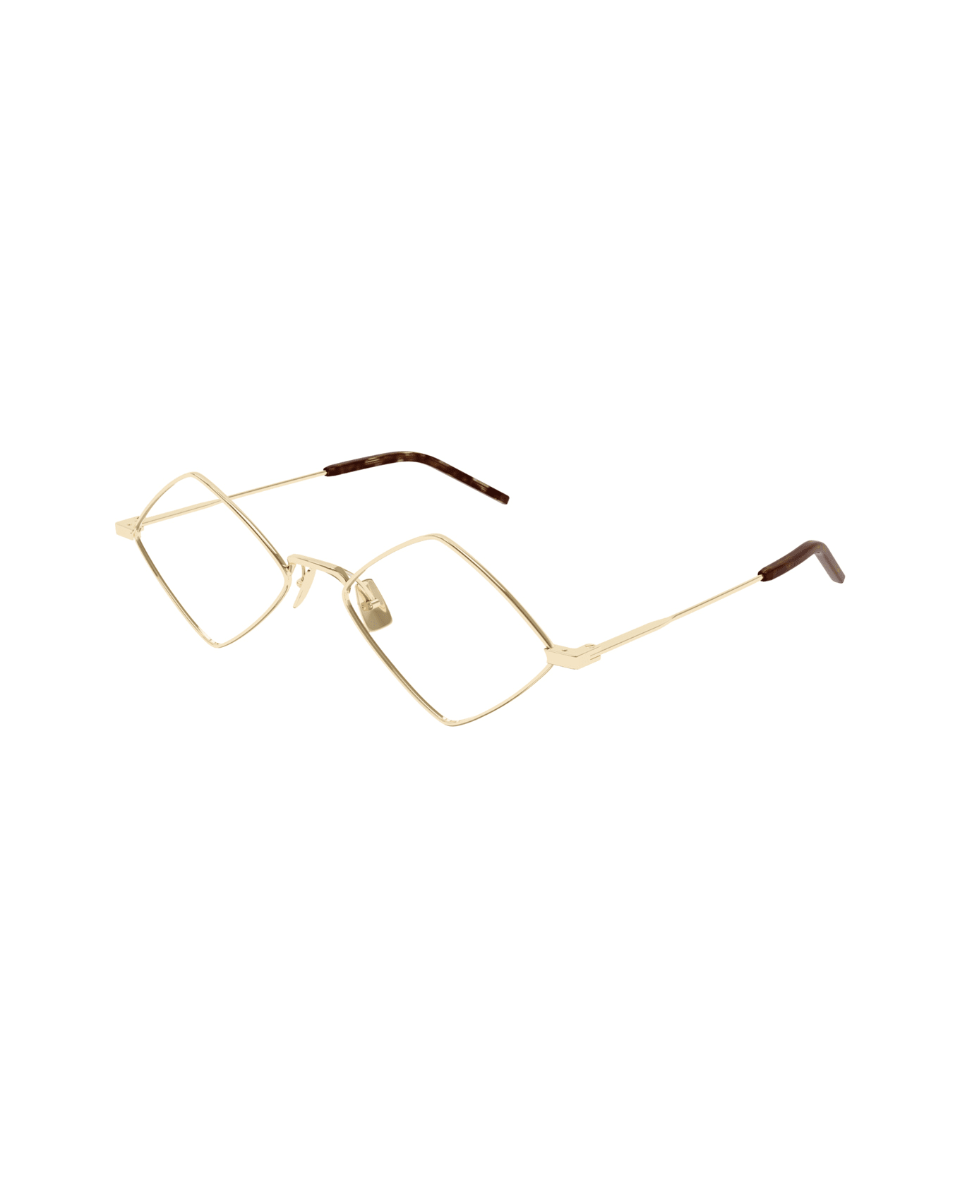 Saint Laurent Eyewear Sl 302 Lisa Opt 003 Gold Transparent Gloves - Oro