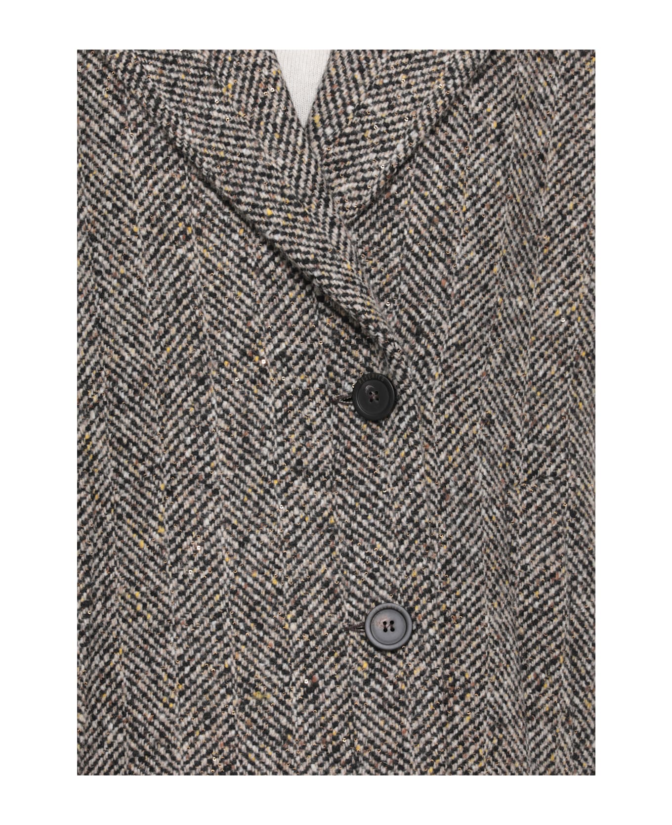 Peserico Wool Blazer - Brown