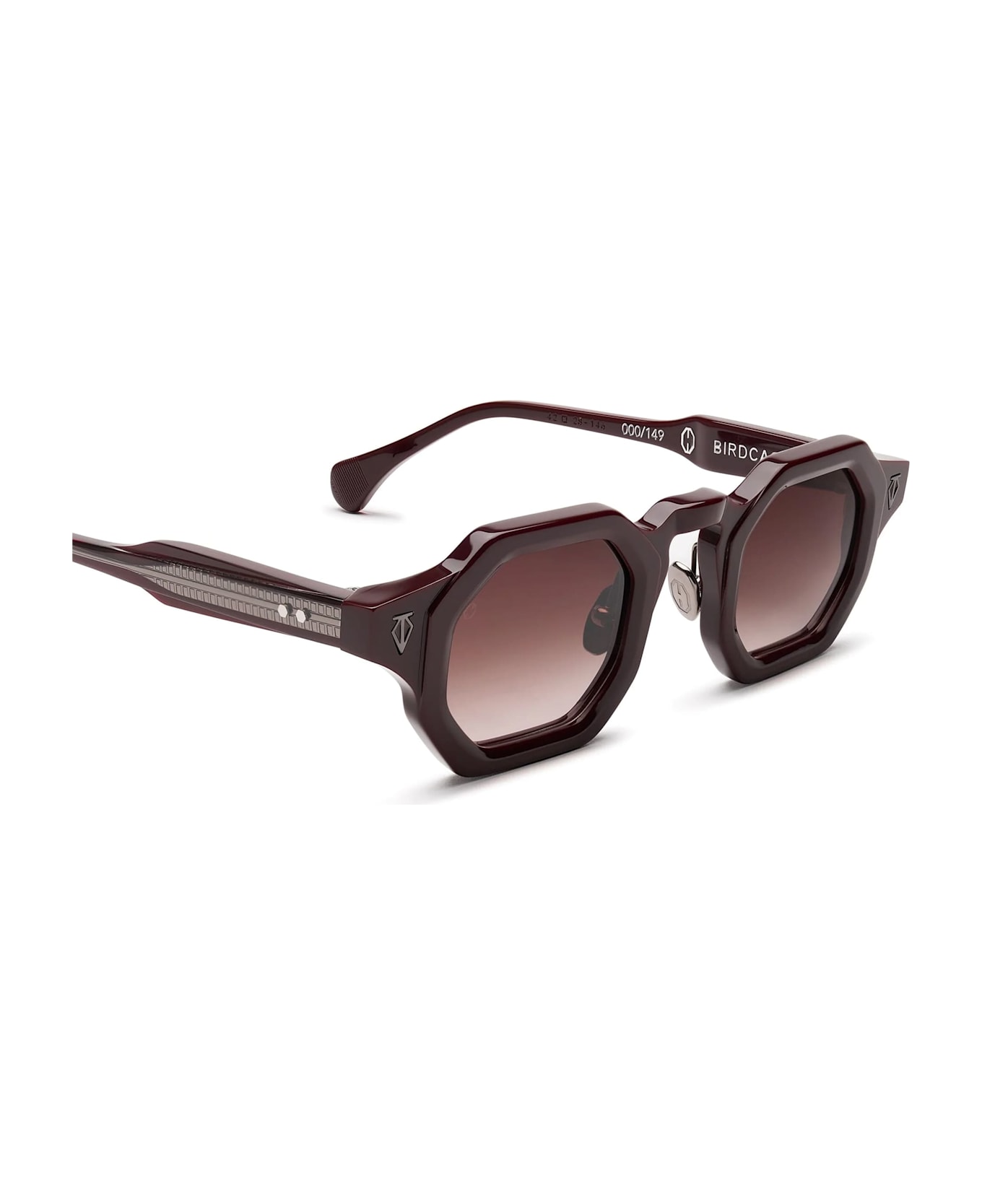T Henri Birdcage - Oxblood Sunglasses - burgundy