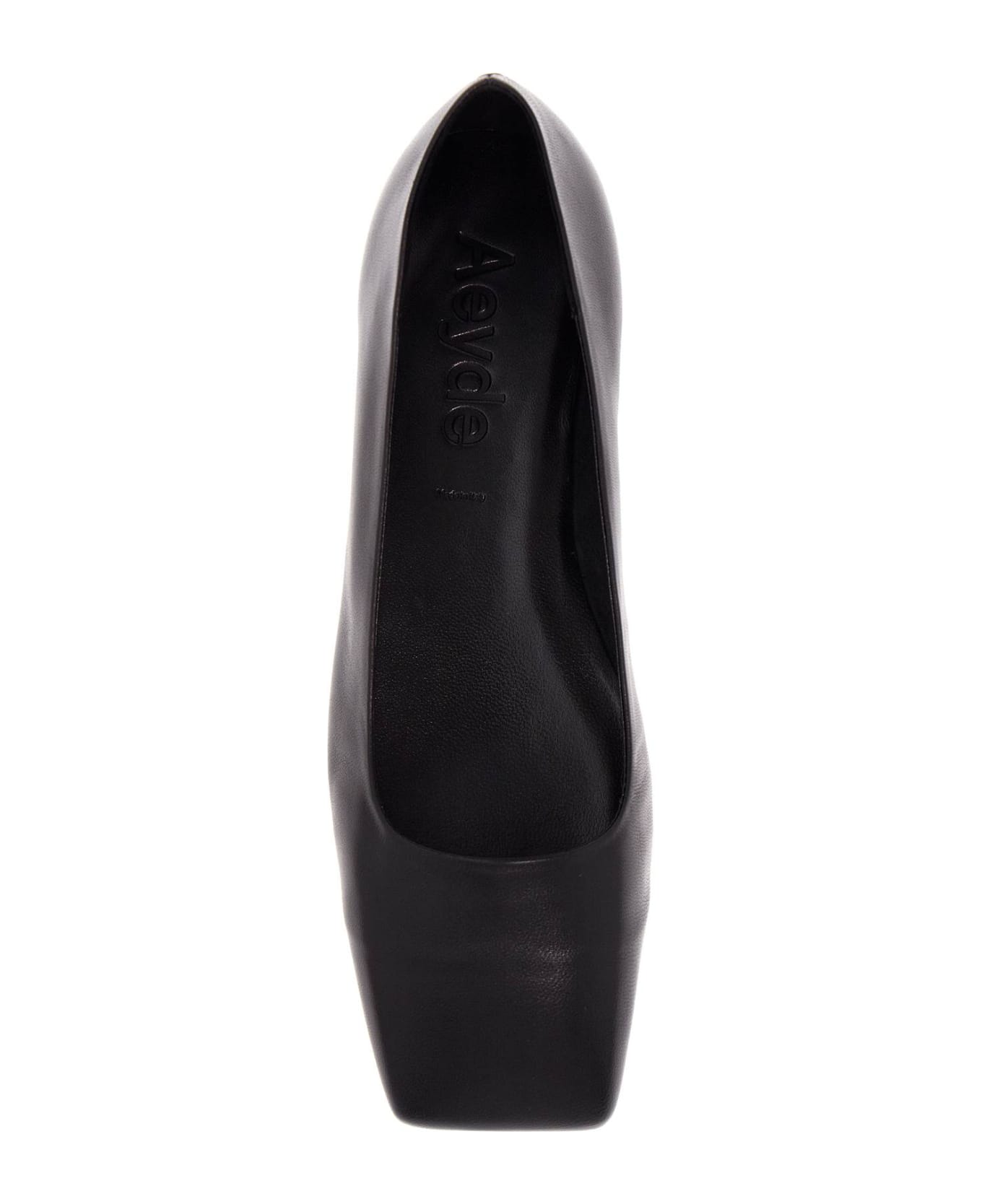 aeyde Crazy Ballet Fl - BLACK (Black)