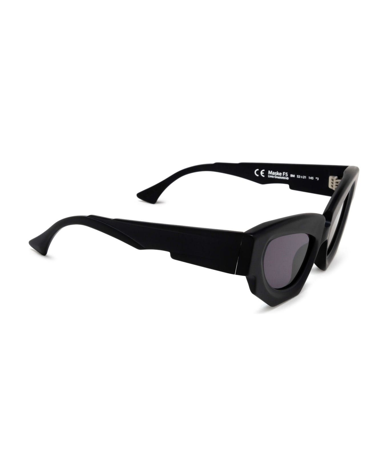 Kuboraum F5 Sun Black Matt Sunglasses - Black Matt