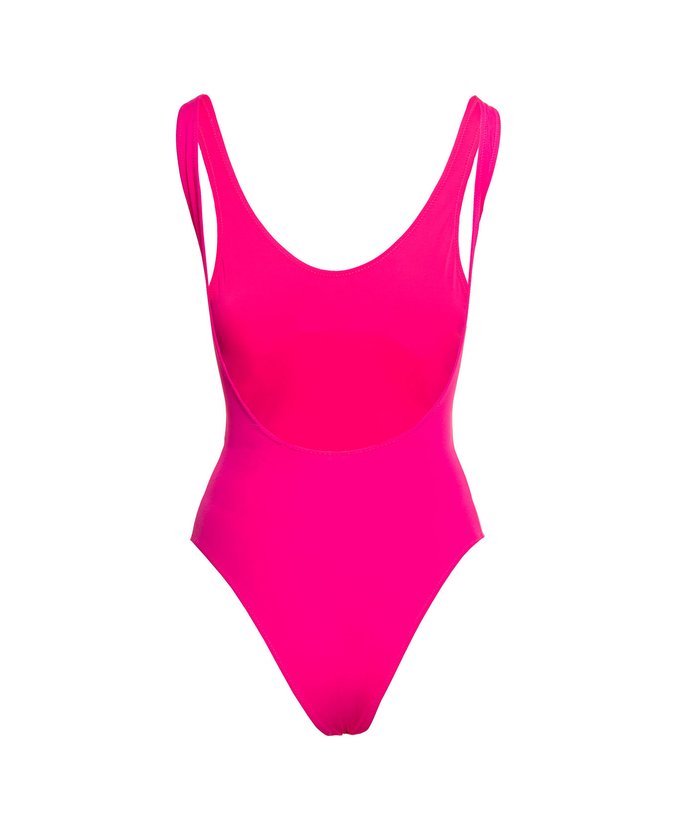 Autry Swimsuit With Logo - Fuxia ワンピース