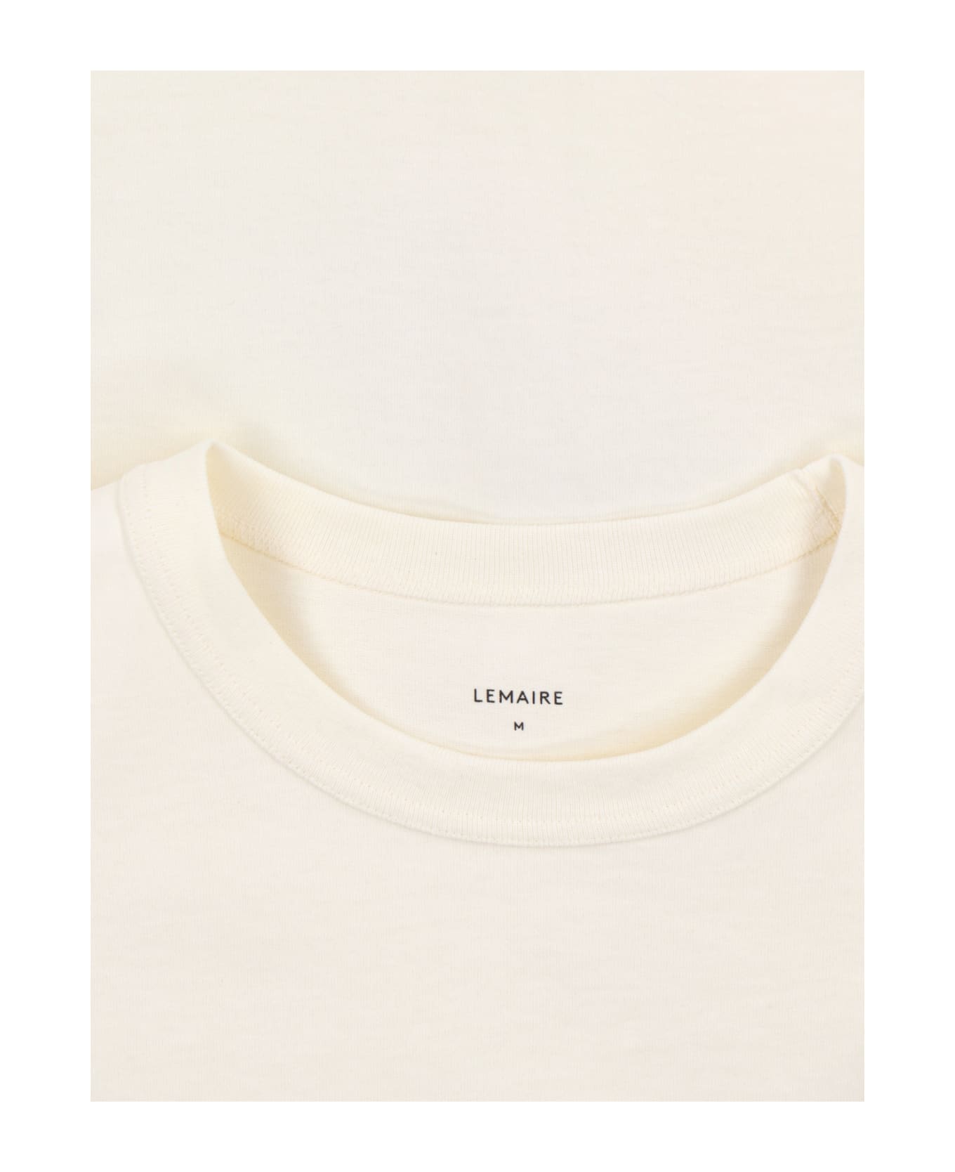 Lemaire T-shirt With Pocket - Crema