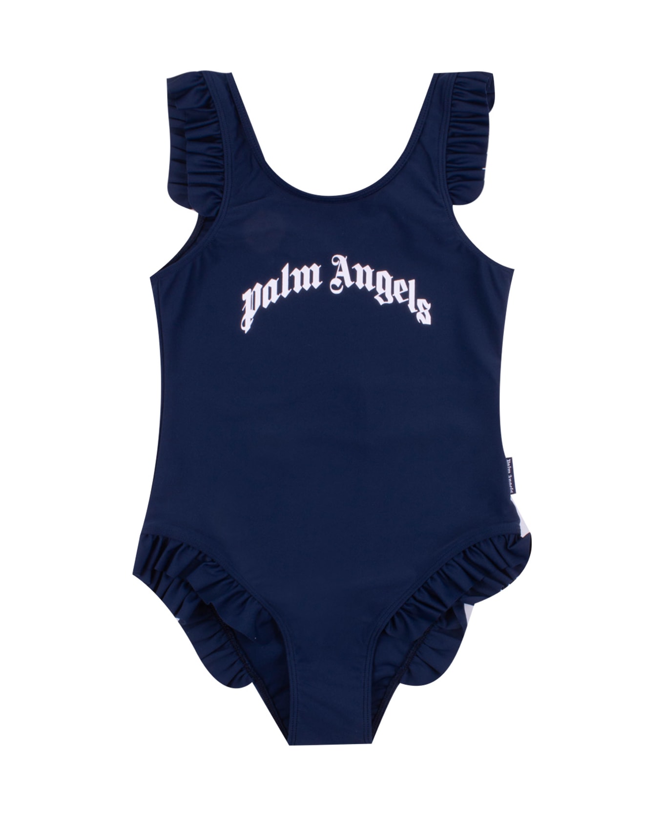 Palm Angels Nylon One Piece Swimsuit - Blue 水着