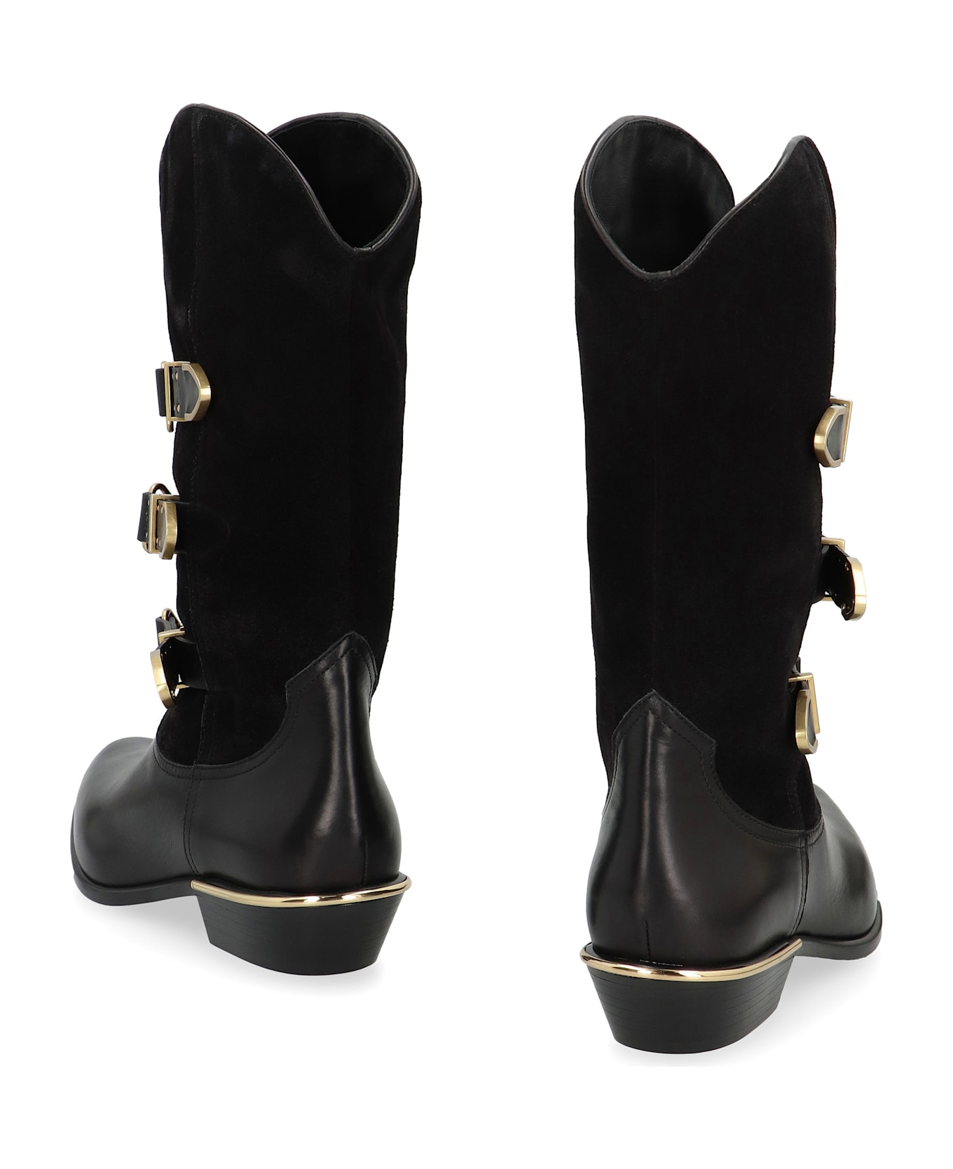 Isabel Marant Mexia Leather Boots - black