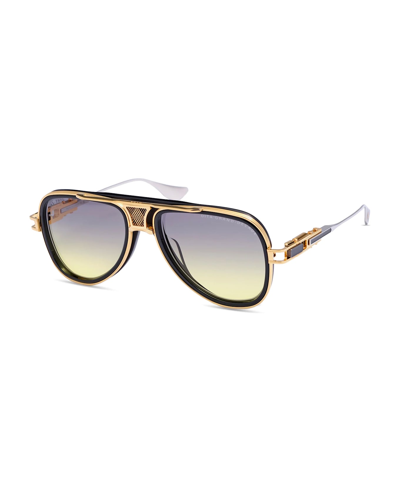Dita Grand-decade - Black / Yellow Gold Sunglasses - Black