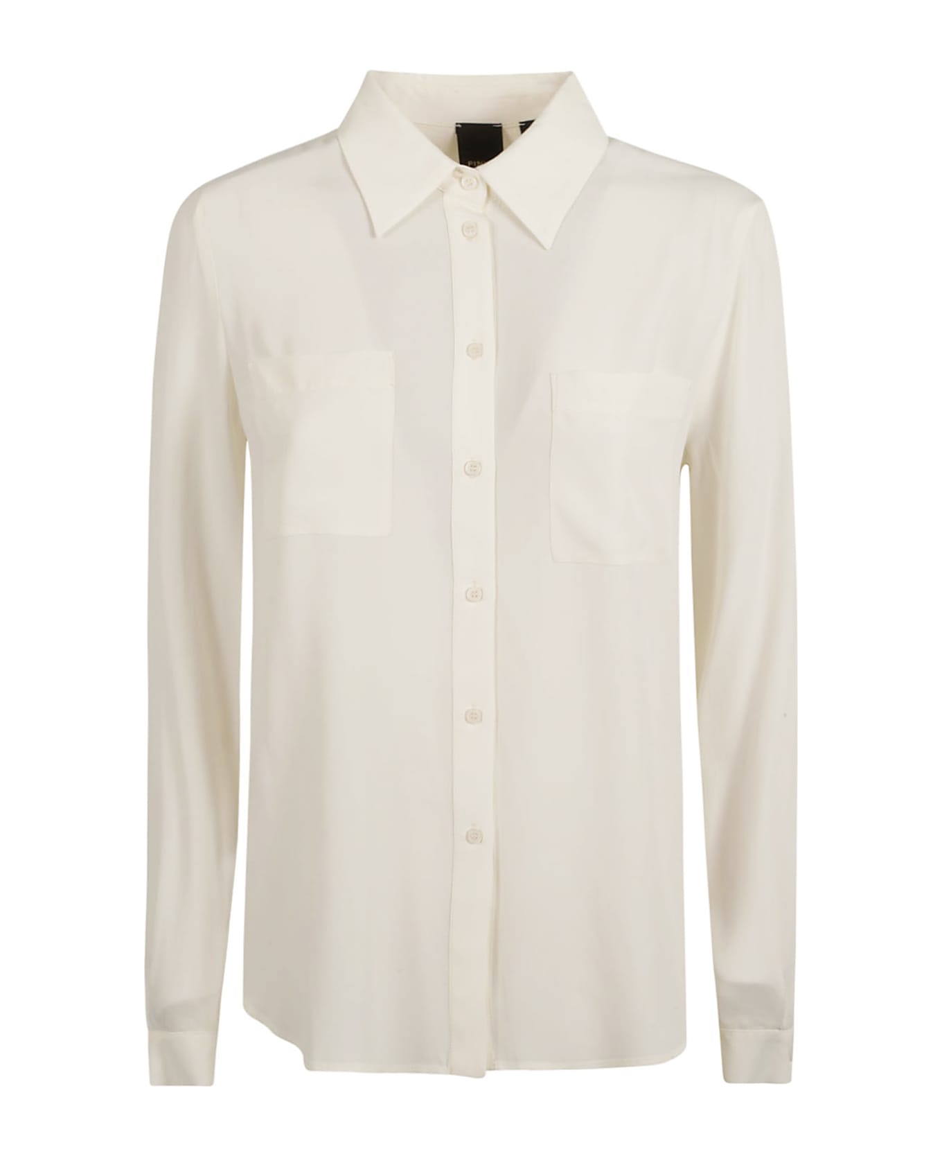 Pinko Long-sleeved Buttoned Shirt - White シャツ