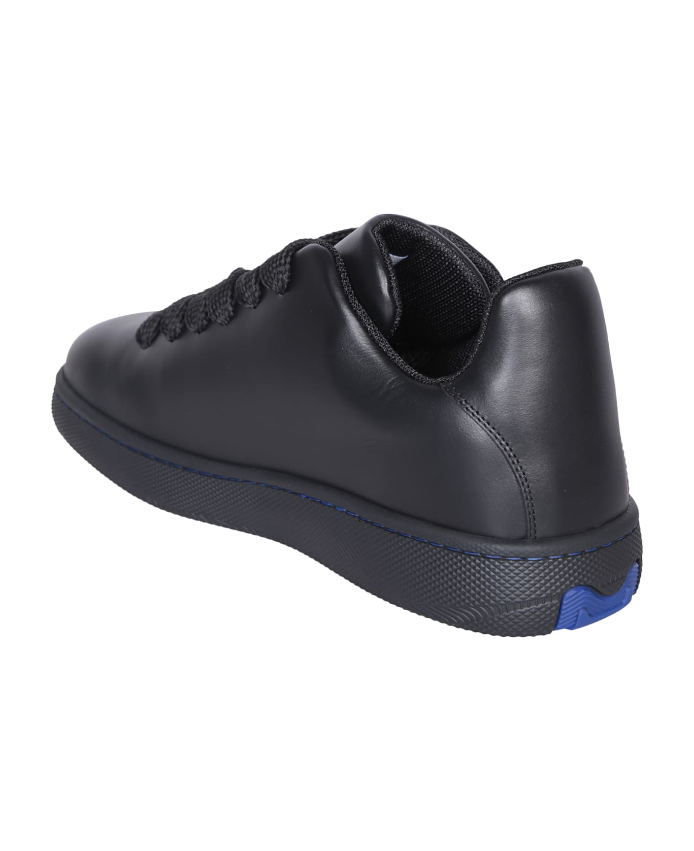Burberry Leather Black Sneakers - Black