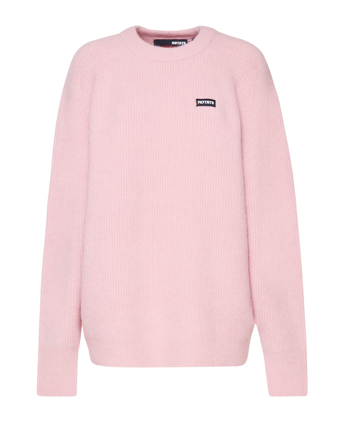 Rotate by Birger Christensen Knit In Wool - Silver Pink