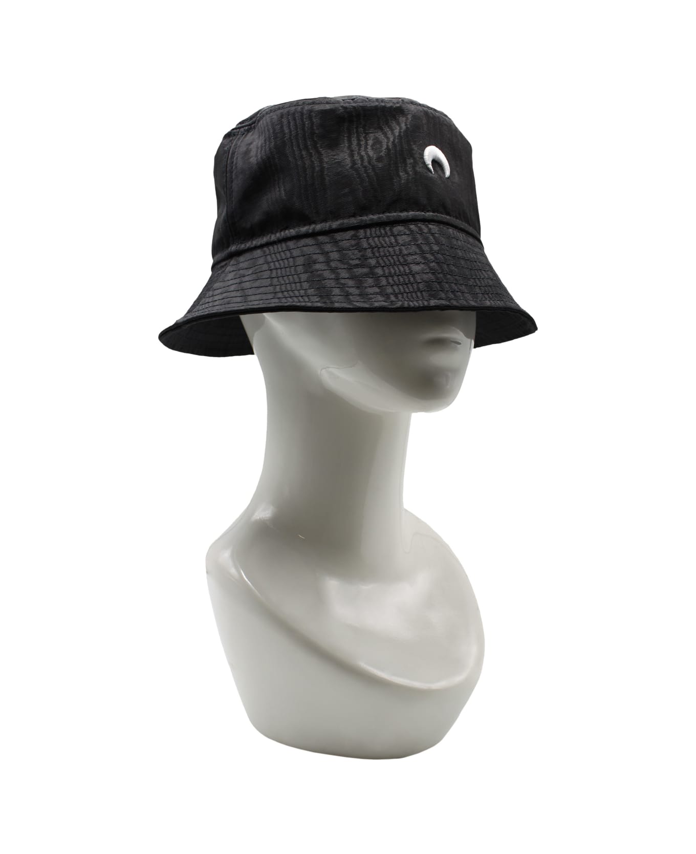 Marine Serre Regenerated Moire Bucket Hat - Black 帽子