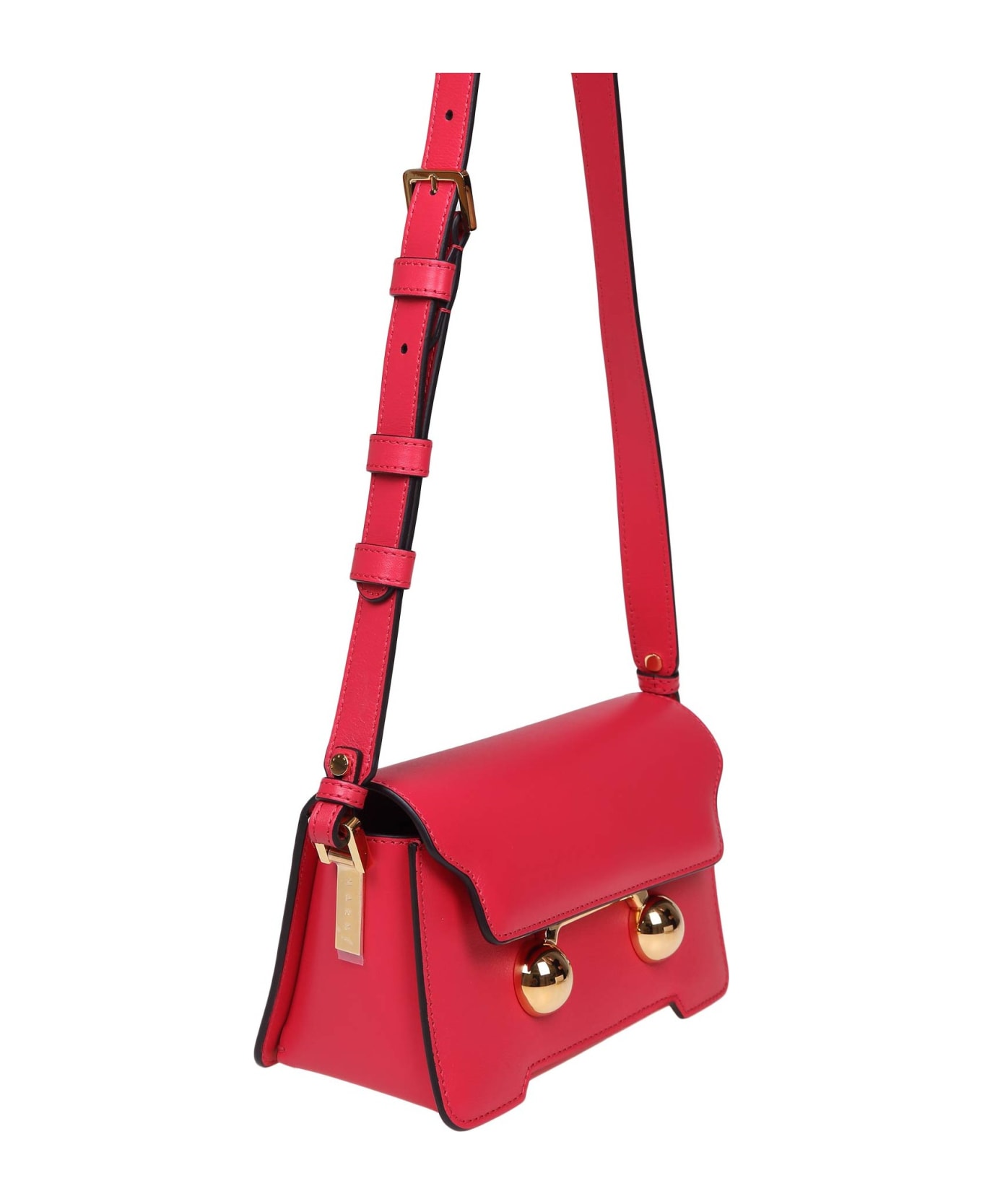 Marni Trunkaroo Shoulder Bag - Red