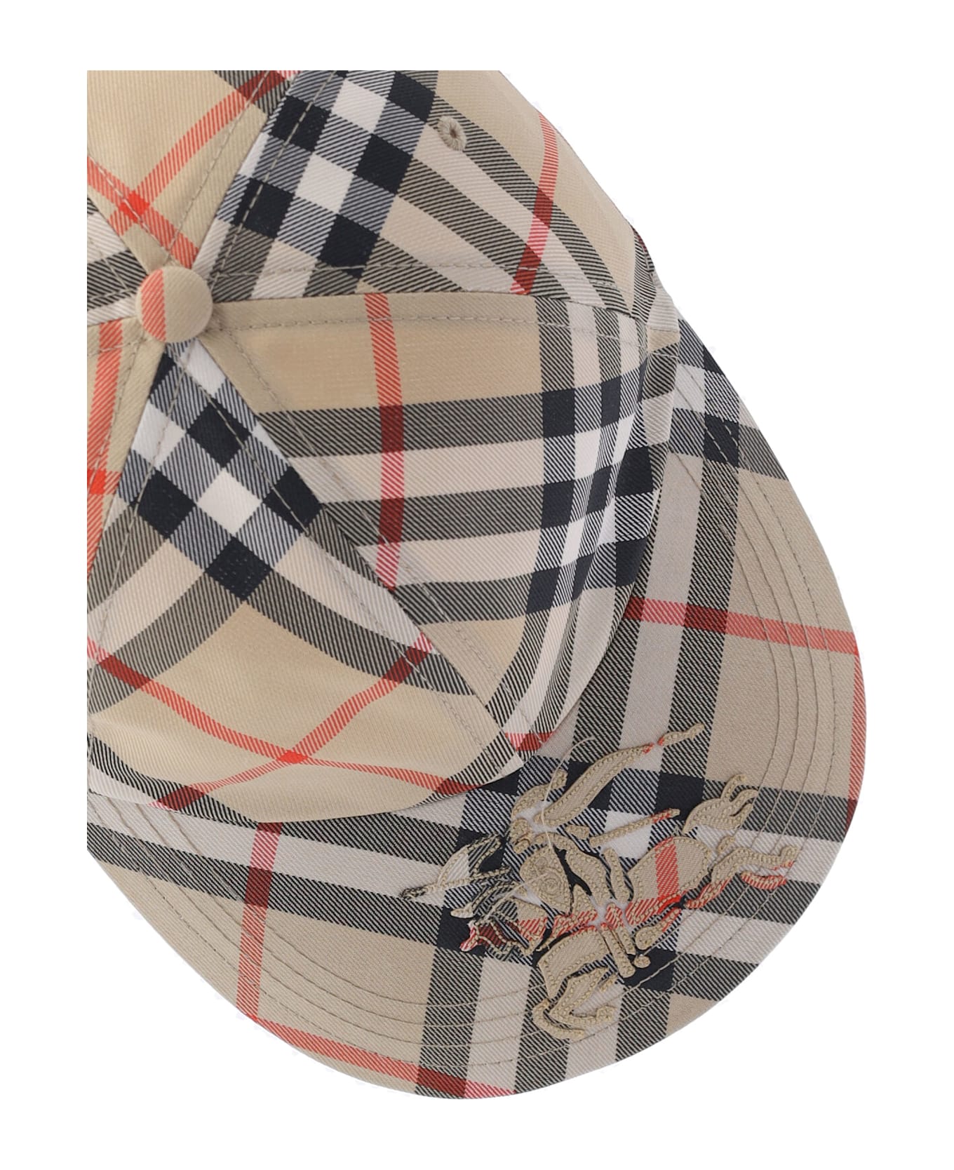 Burberry Ekd Baseball Cap - Sand Ip Check