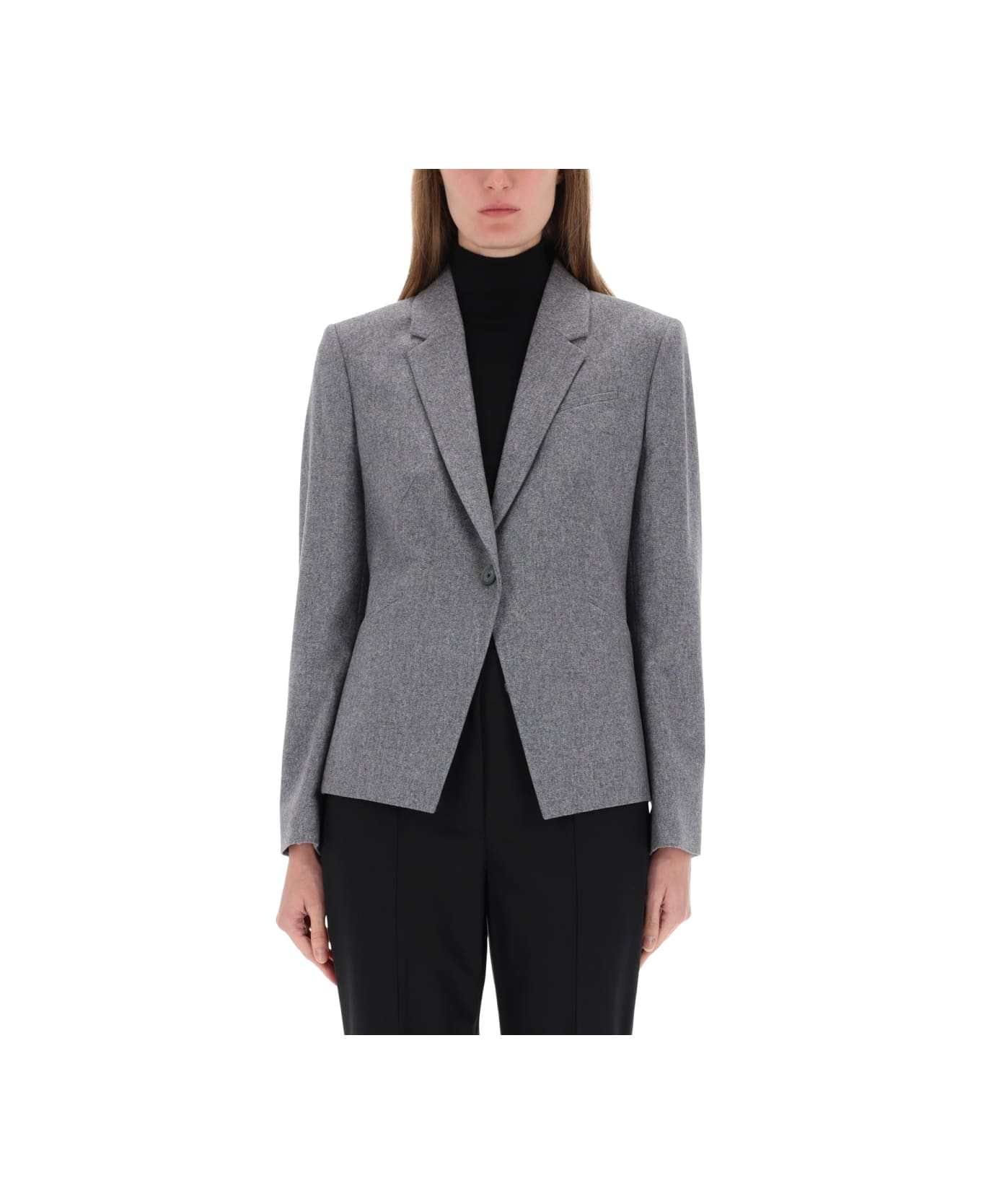 Hugo Boss Flannel Blazer - GREY