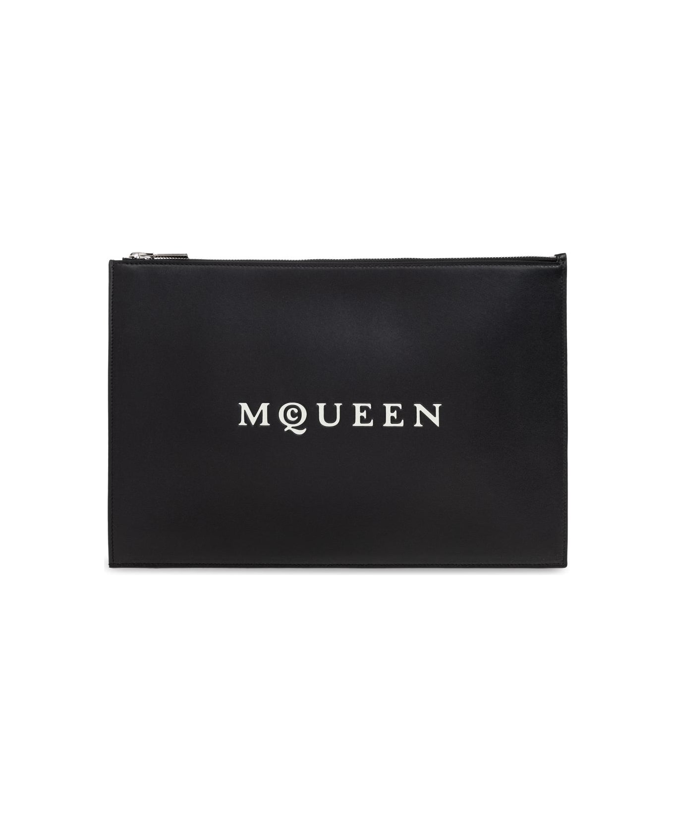 Alexander McQueen Leather Handbag - Black