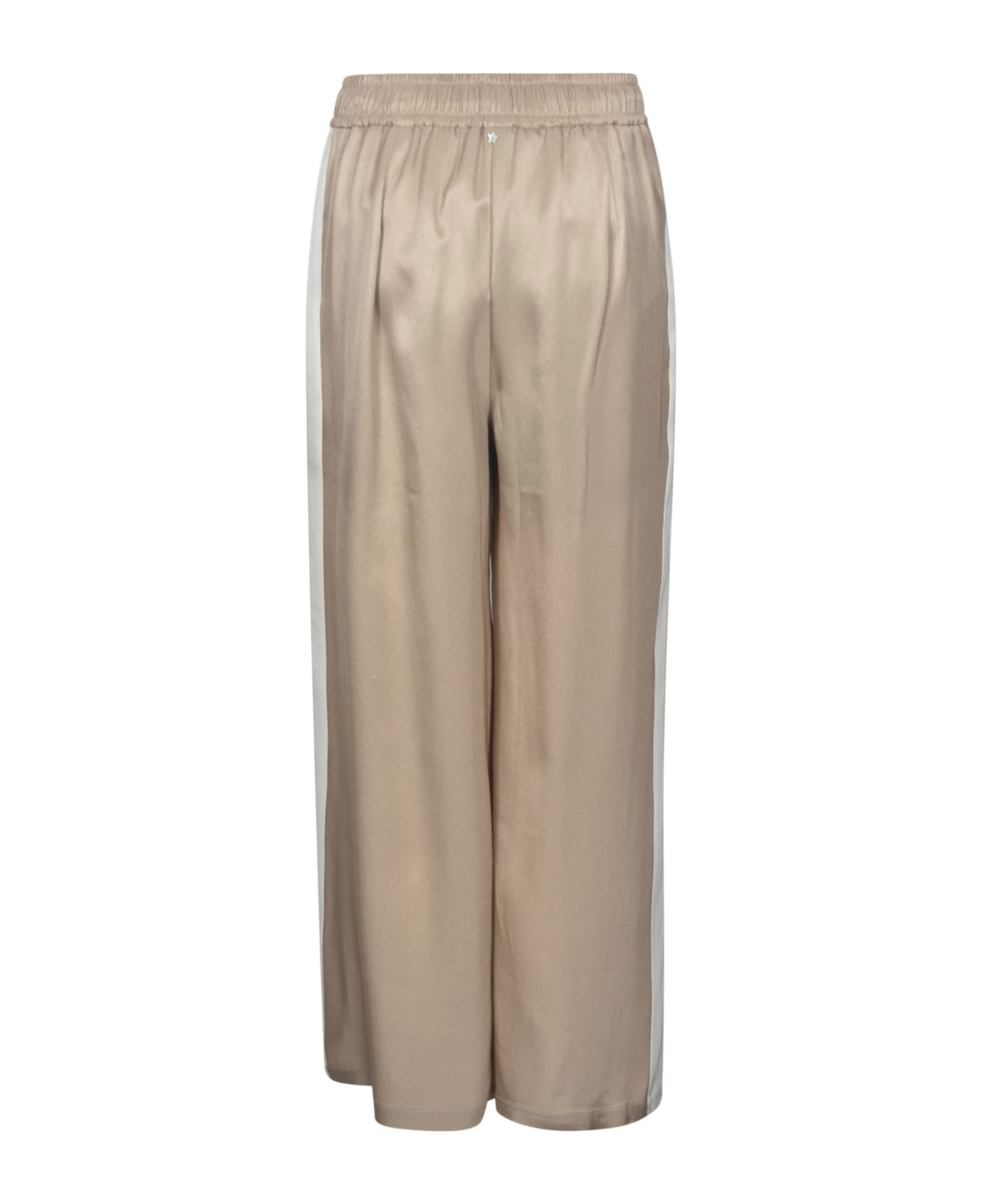 Lorena Antoniazzi Laced Straight Trousers - Beige ボトムス