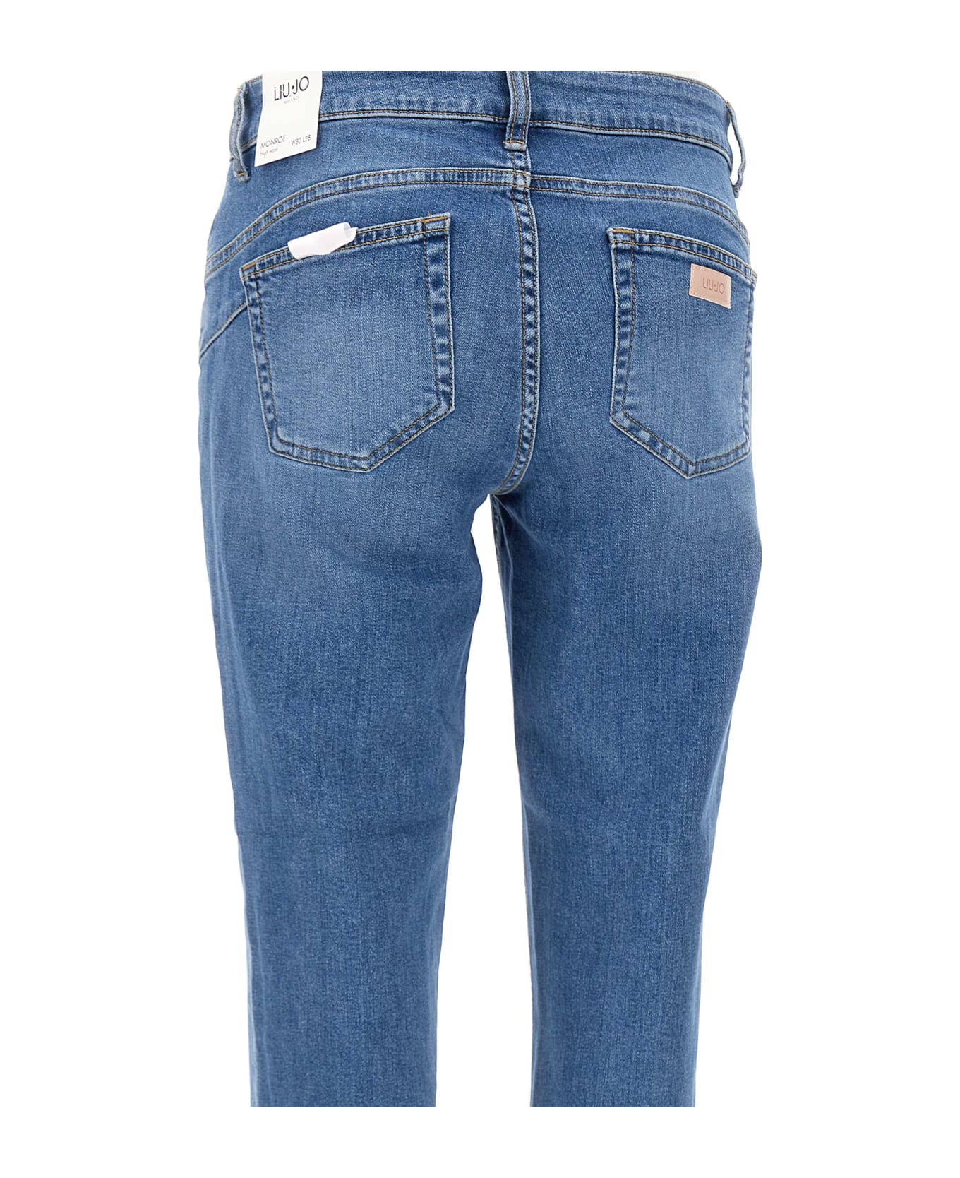 Liu-Jo "monroe" Cotton Jeans - BLUE デニム