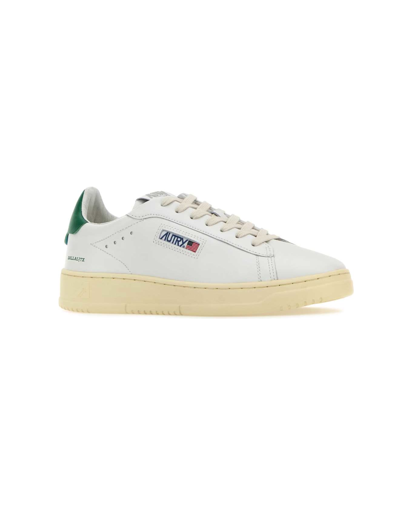 Autry White Leather Dallas Sneakers - NW02