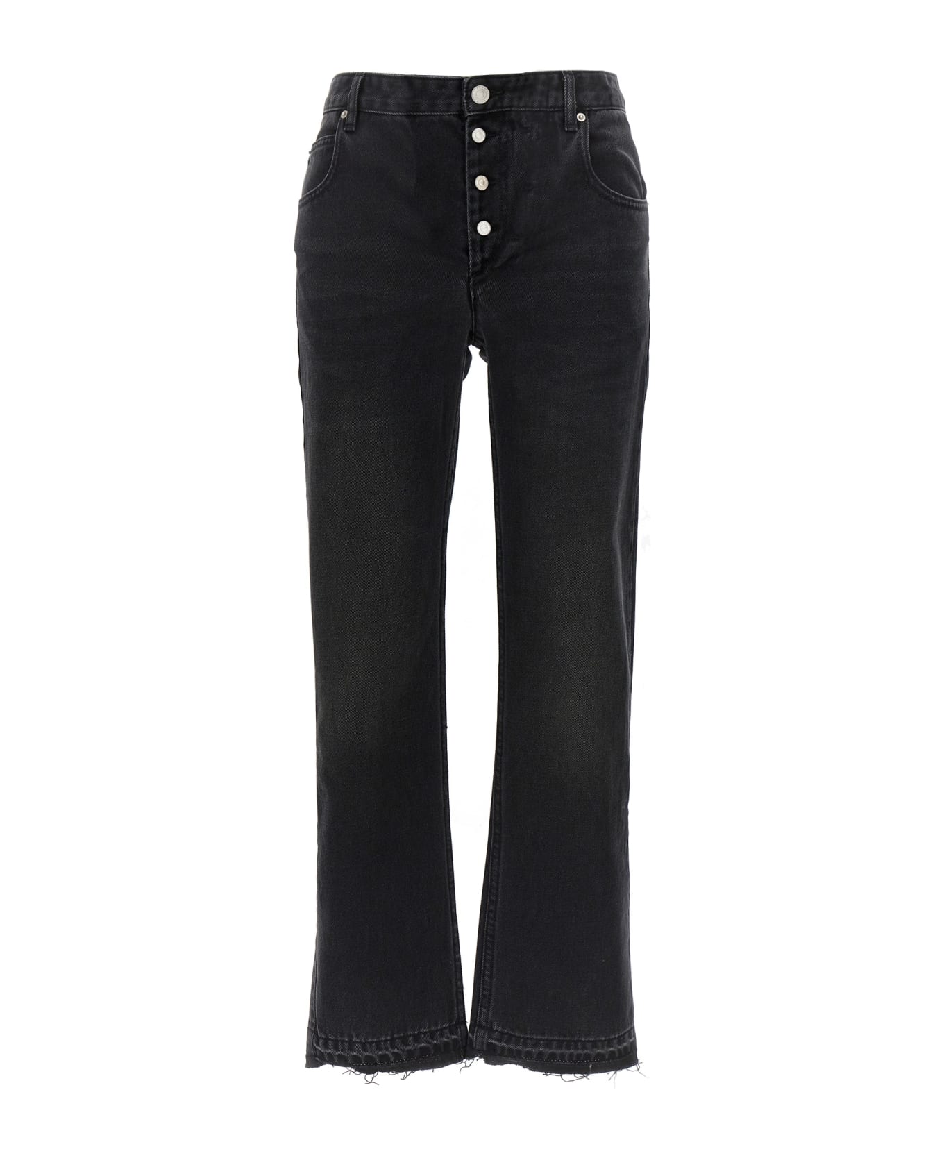 Isabel Marant Jemina High Waist Jeans - FADED BLACK デニム