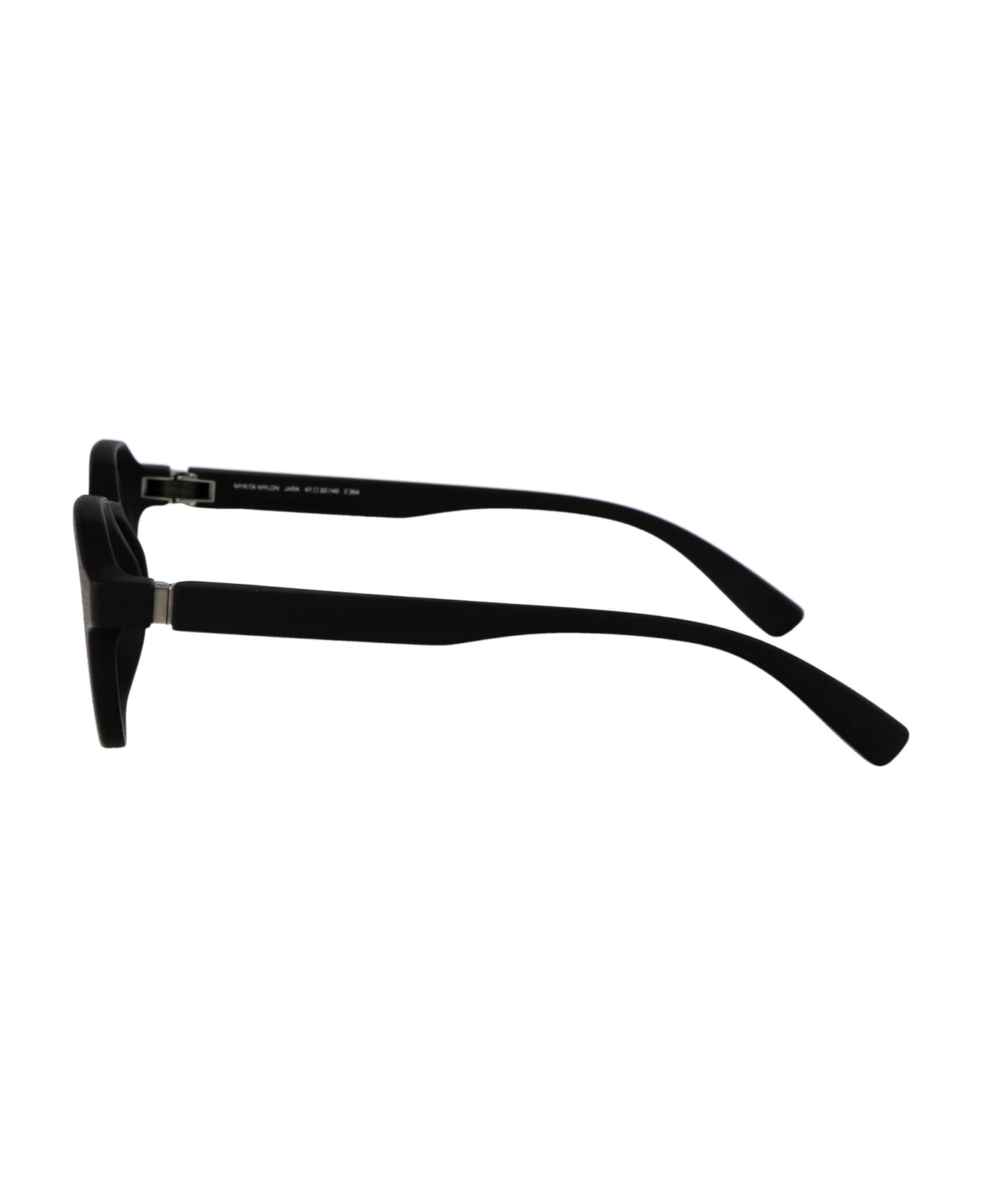 Mykita Jara Glasses - 354 MD1-Pitch Black Clear