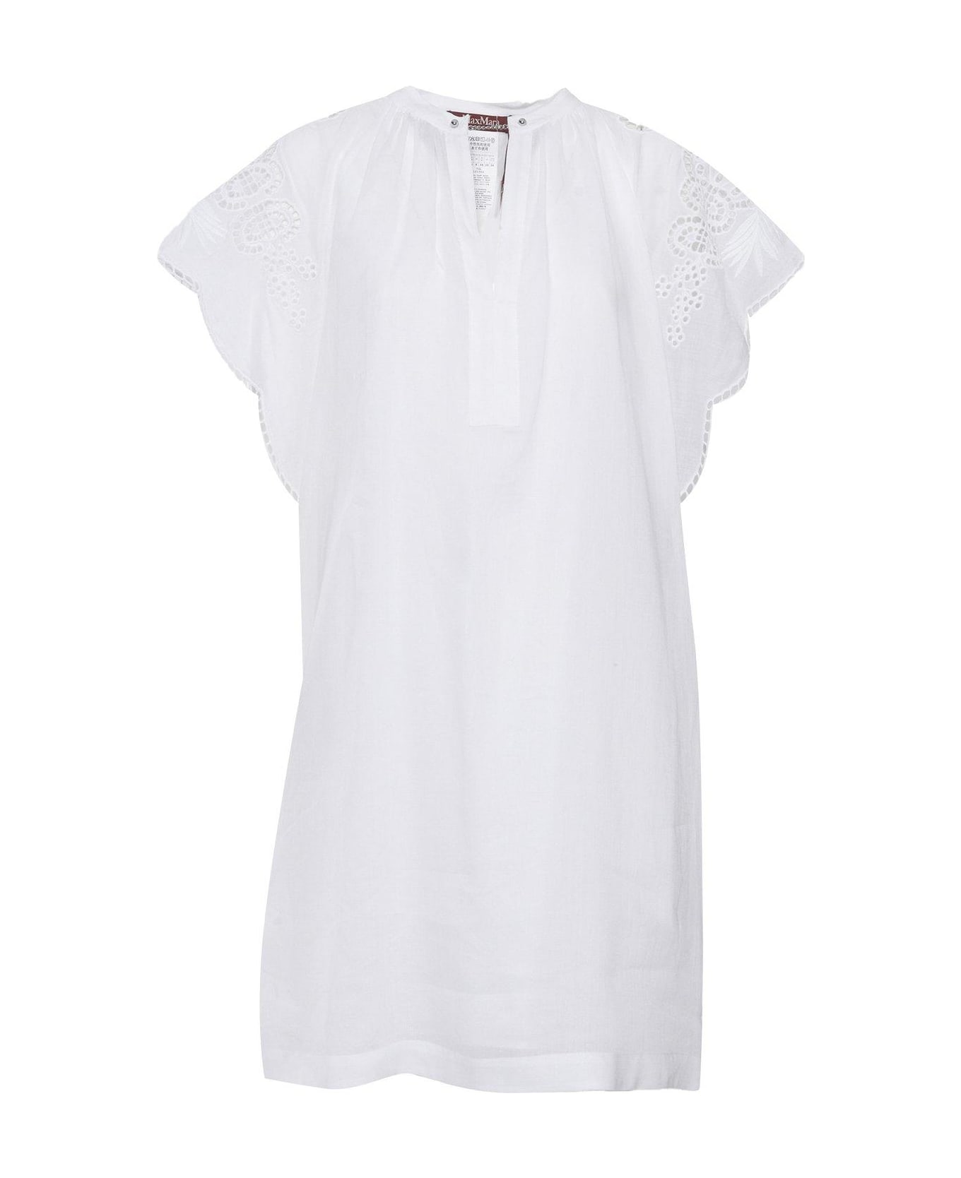 Max Mara Studio Astor Dress + 1 Piece - WHITE