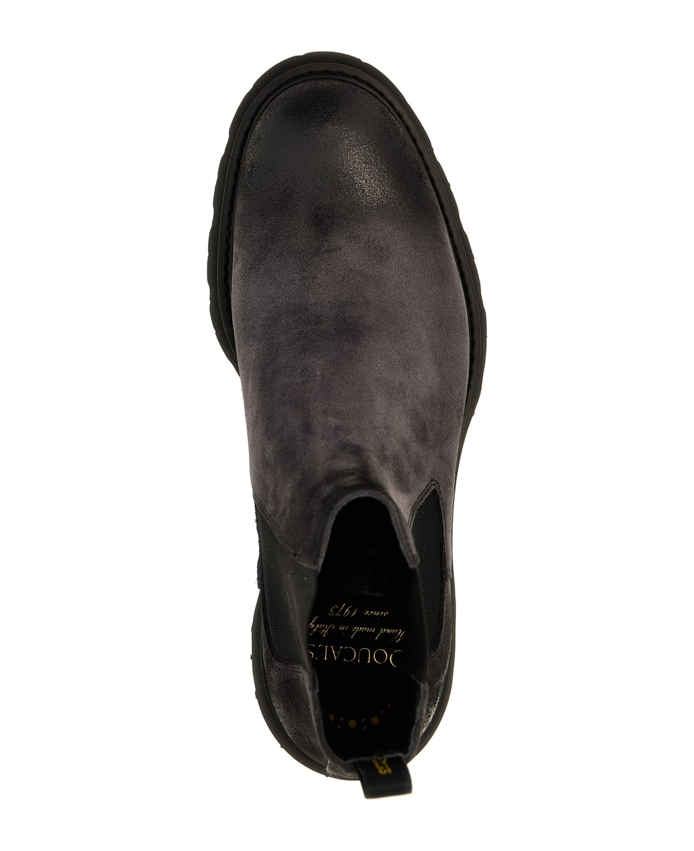 Doucal's Crust Chelsea Boots - ANTHRACITE