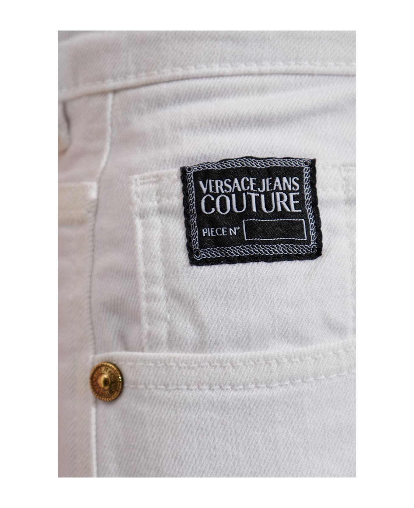Versace Jeans Couture Denim Shorts - White
