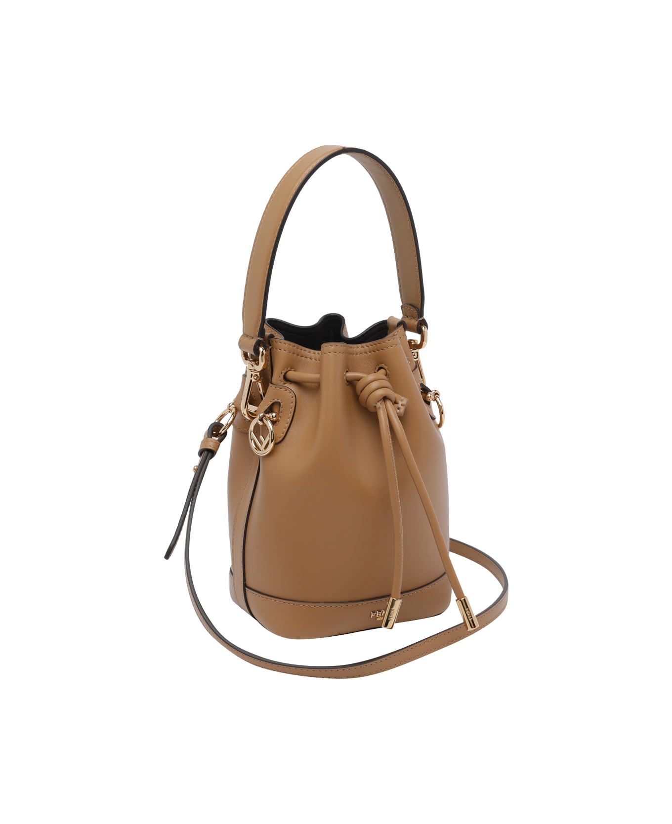 Fendi Mini Mon Tresor Bucket Bag - Beige